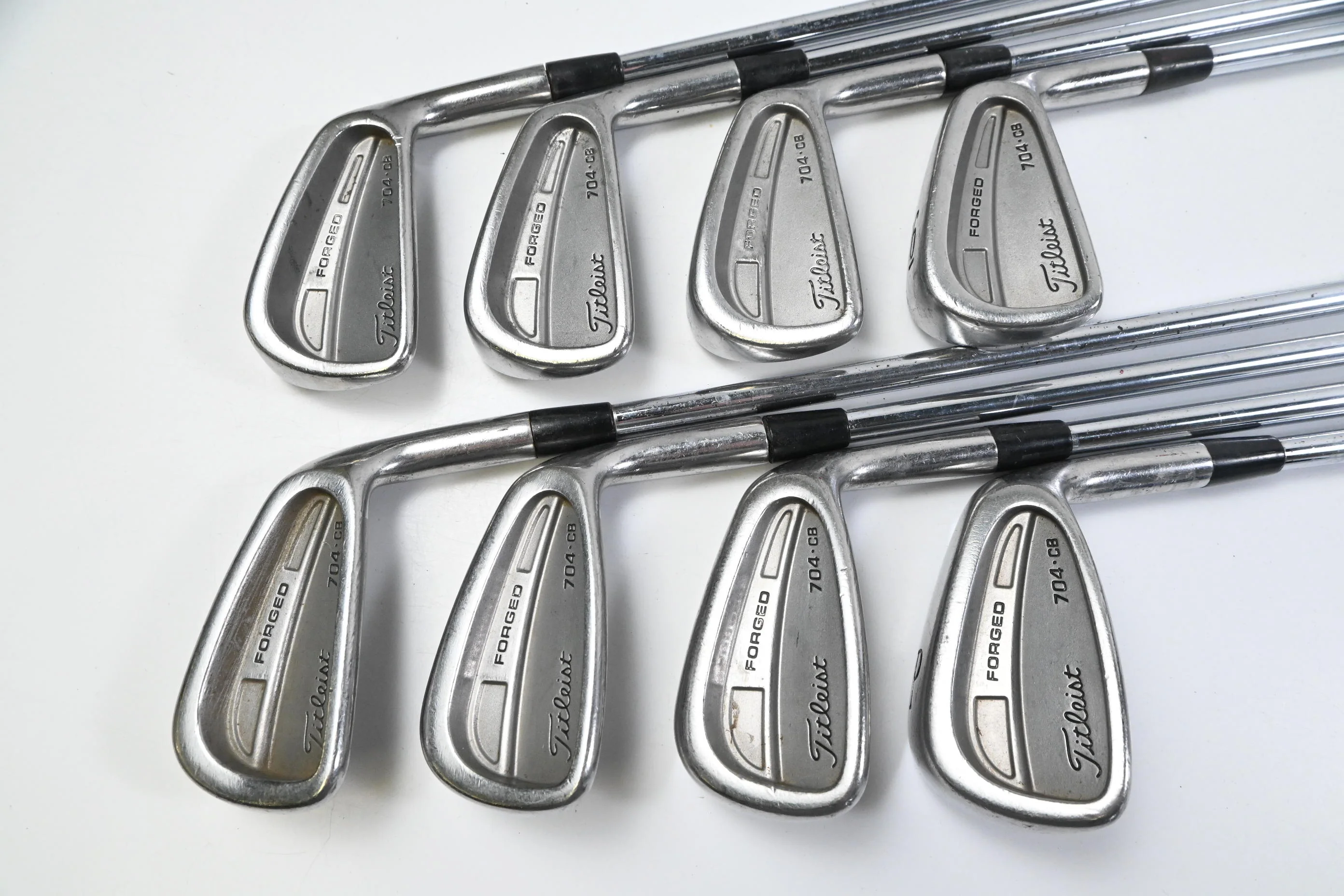 Titleist 704.CB Irons / 3-PW / Stiff Flex Dynamic Gold Shafts - Image 2