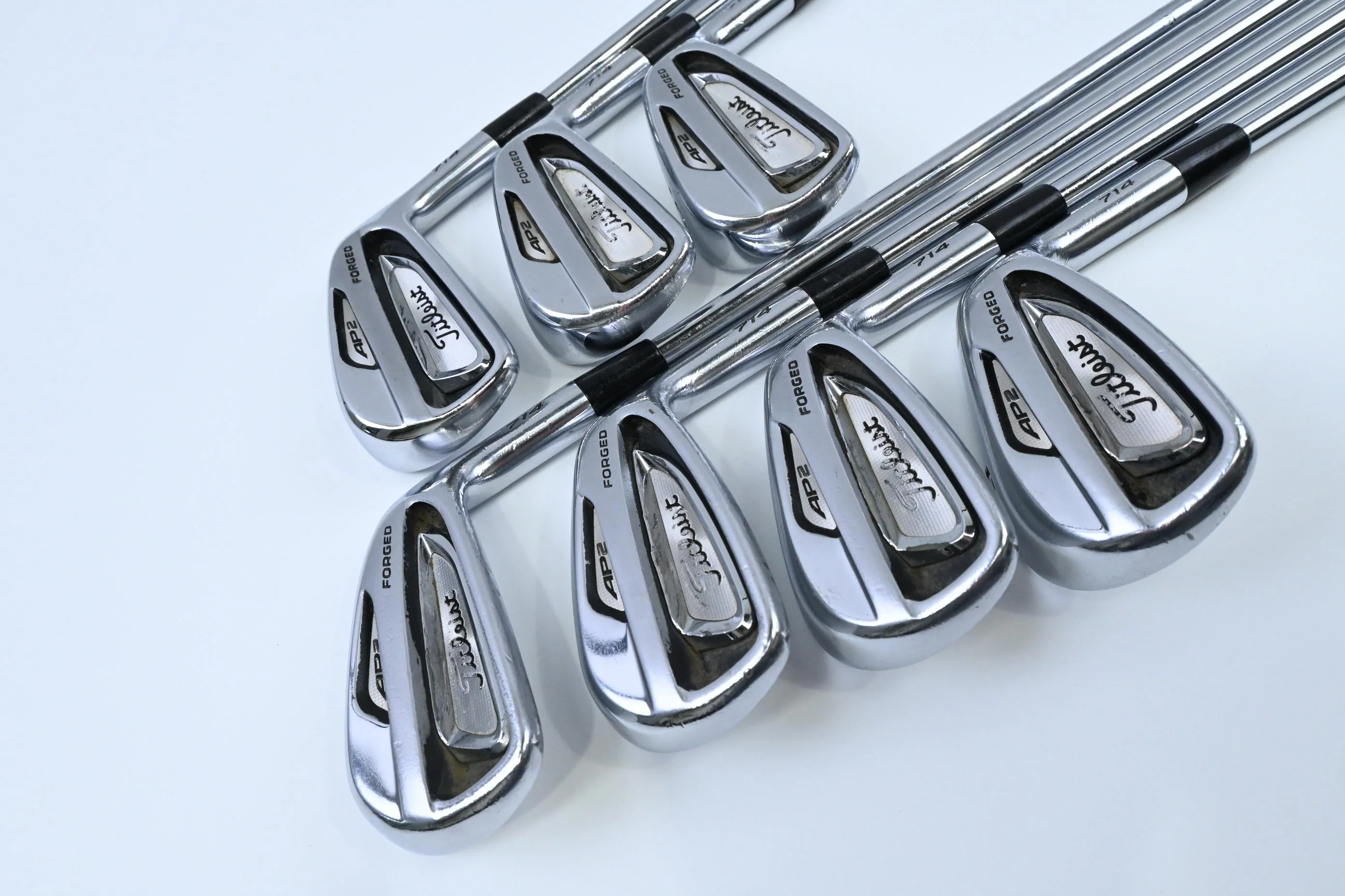 Titleist AP2 714 Irons / 4-PW / Stiff Flex Dynamic Gold S300 Shafts - Image 2
