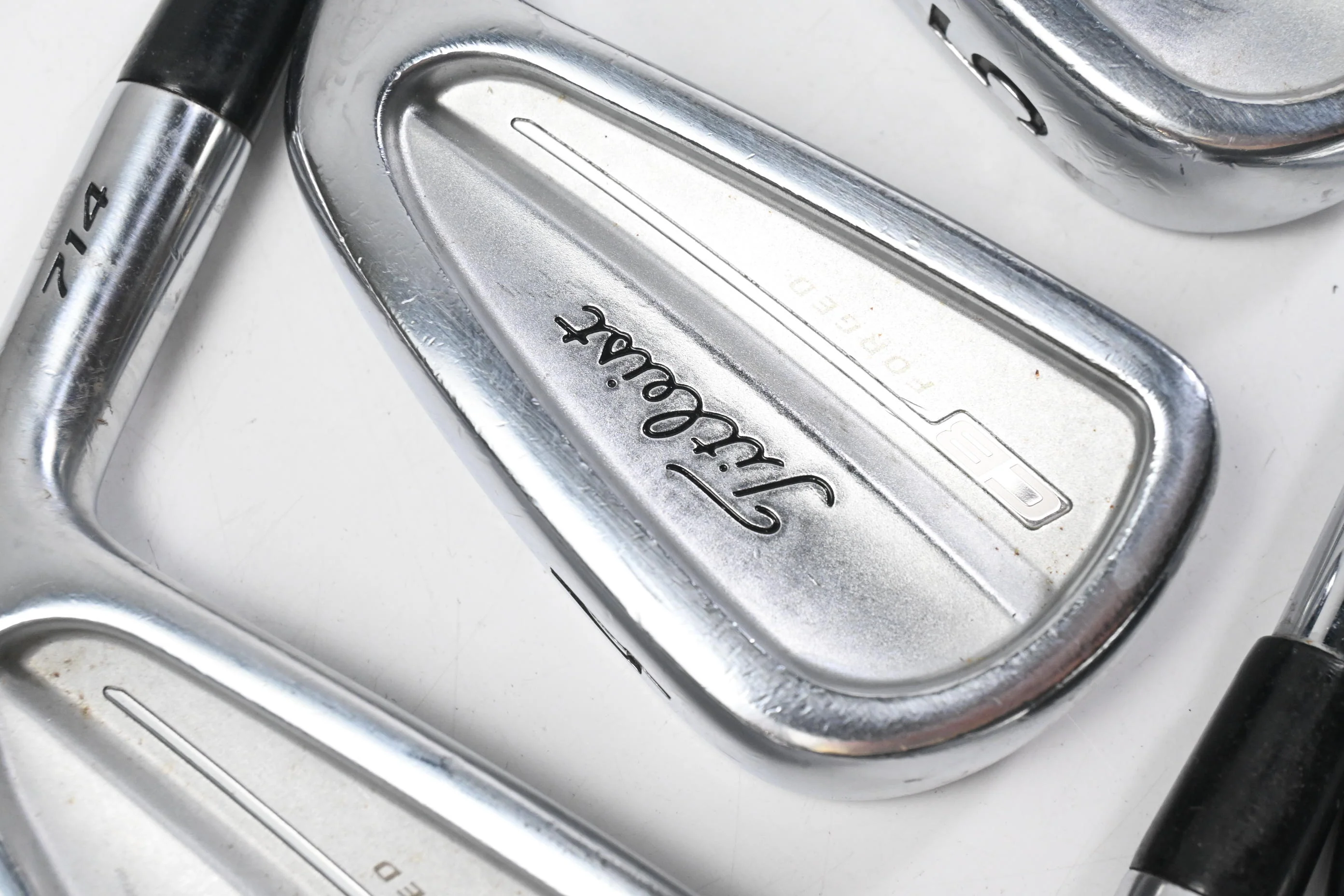 Titleist 714 CB Irons / 3-PW / Stiff Flex Dynamic Gold SL S300 Steel Shafts
