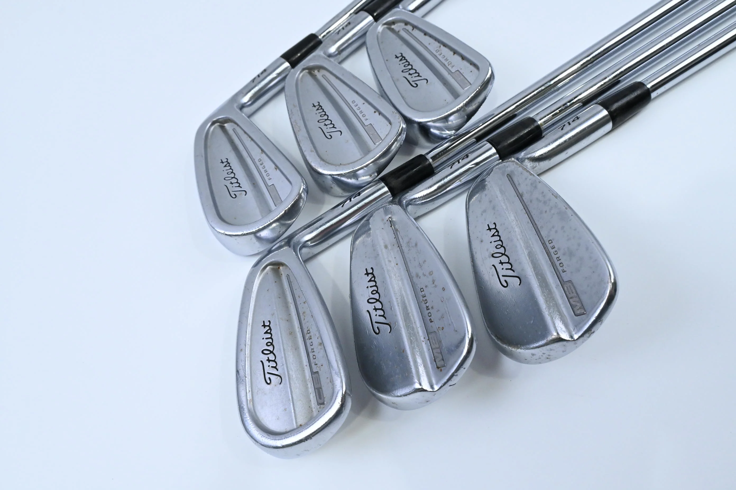 Titleist 714 MB Irons / 5-PW / X-Flex Project X Rifle Shafts - Image 2