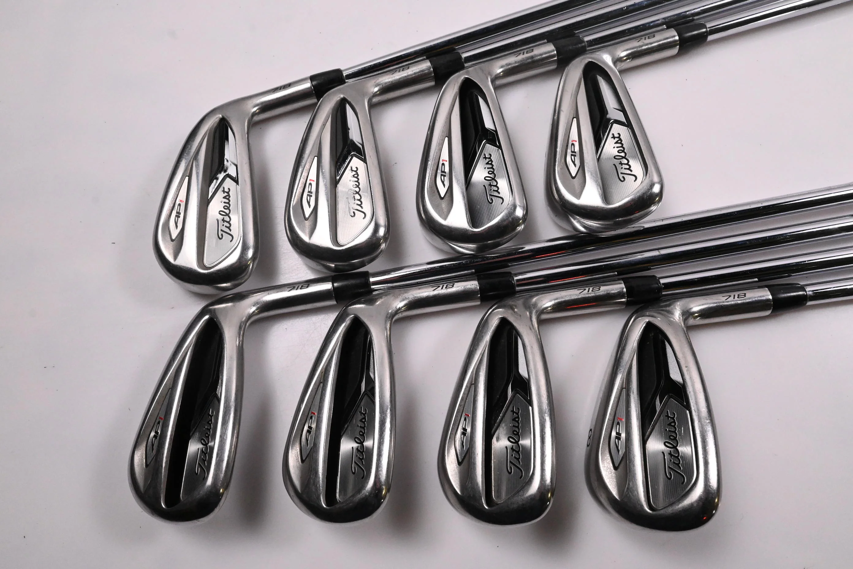 Titleist 718 AP1 Irons / 4-PW+48° / Regular Flex AMT Tour White R300 Shafts - Image 2