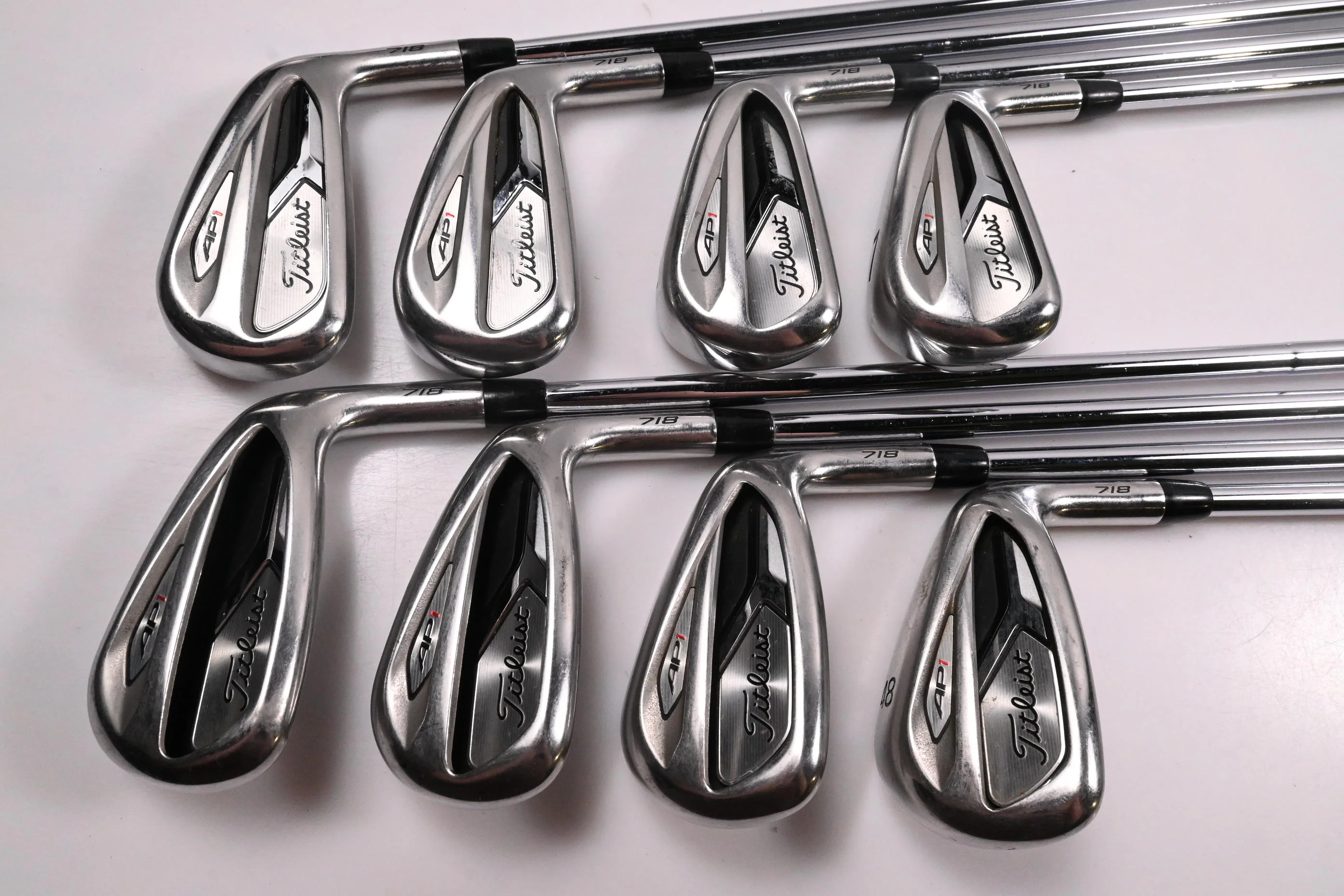 Titleist 718 AP1 Irons / 4-PW+48° / Regular Flex AMT Tour White R300 Shafts - Image 2