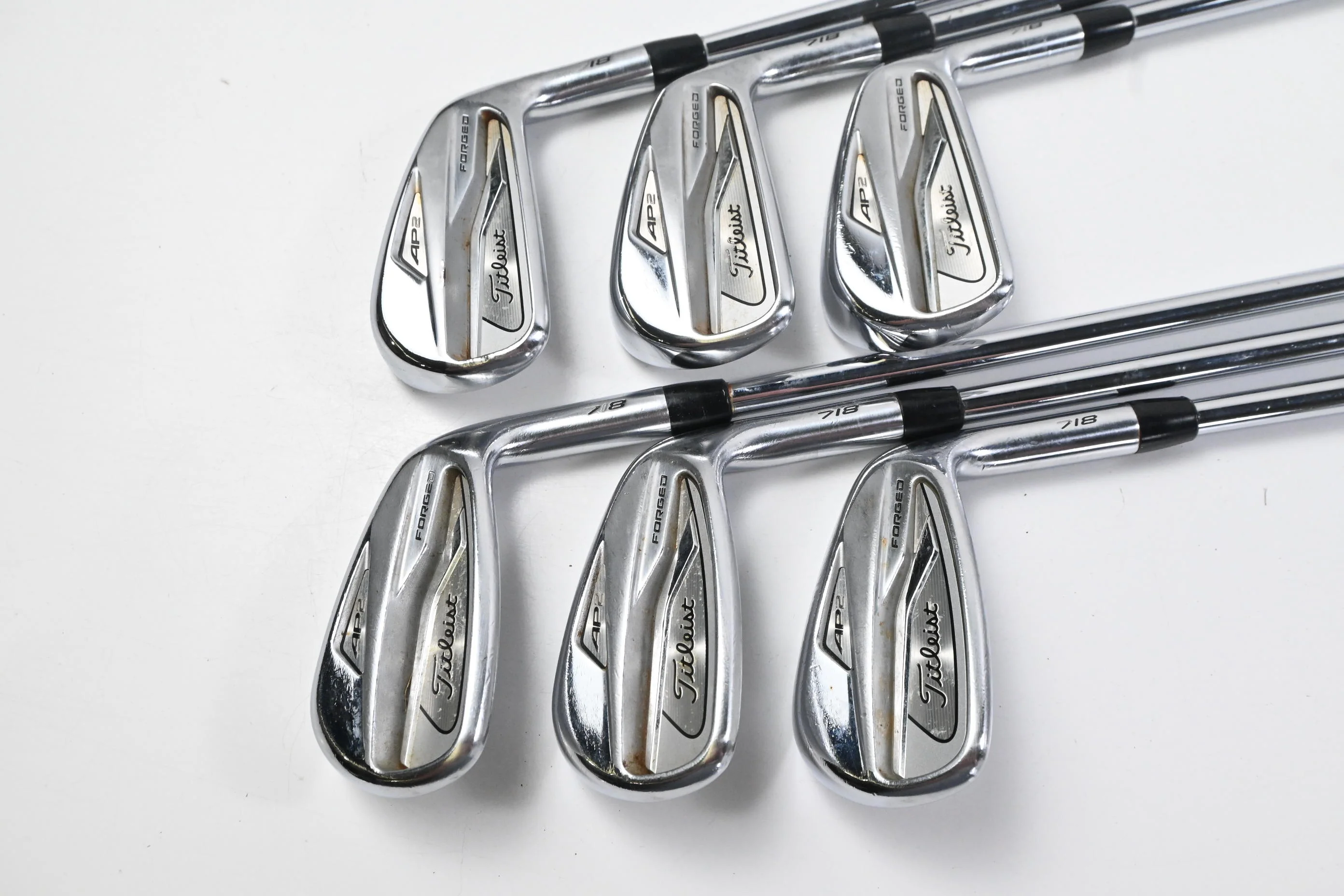 Titleist 718 AP2 Irons / 5-PW / Stiff Flex AMT Tour White S300 Steel Shafts - Image 2