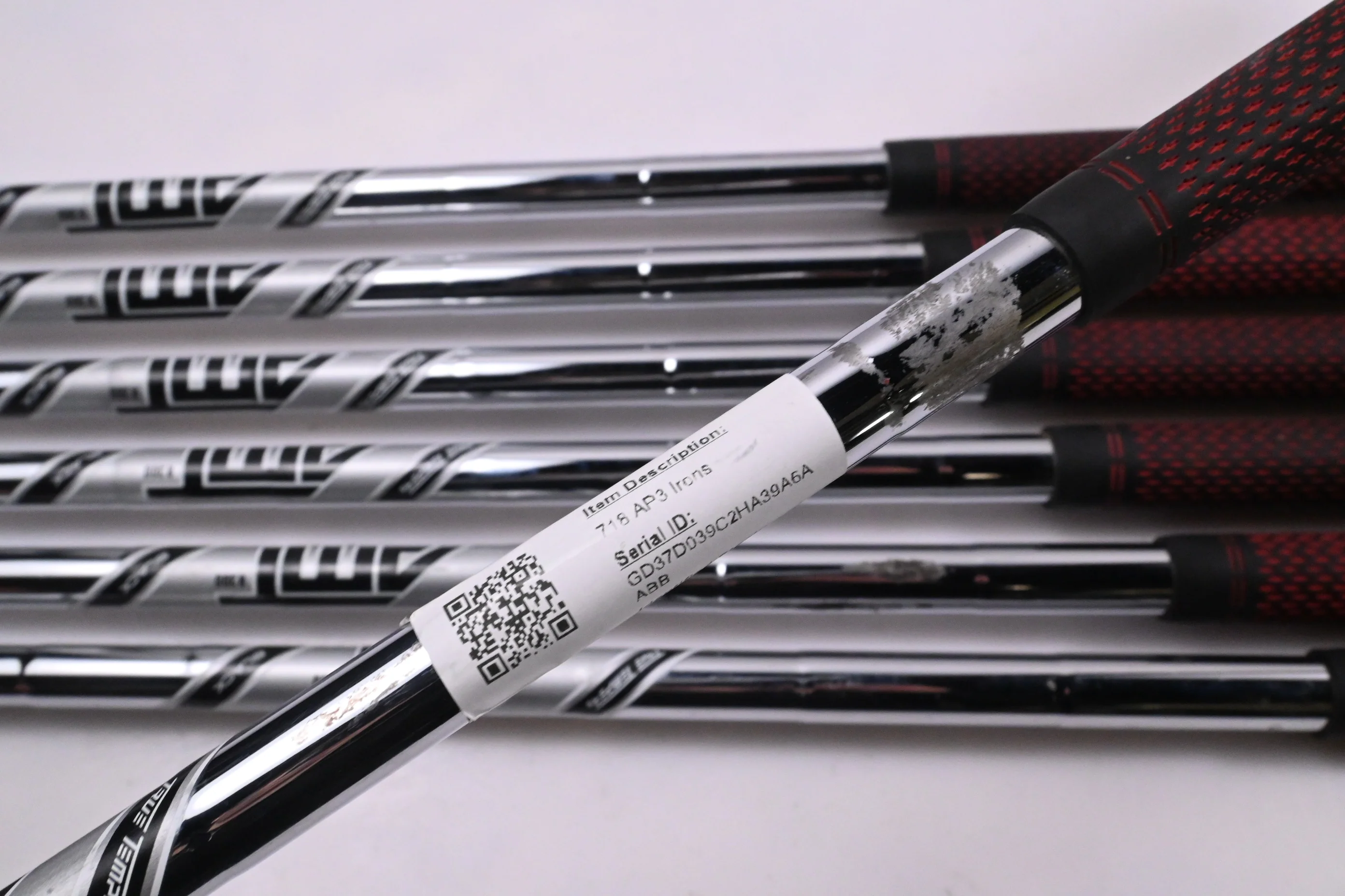 Titleist 718 AP3 Irons / 4-PW / Regular Flex AMT Black R300 Shafts - Image 6