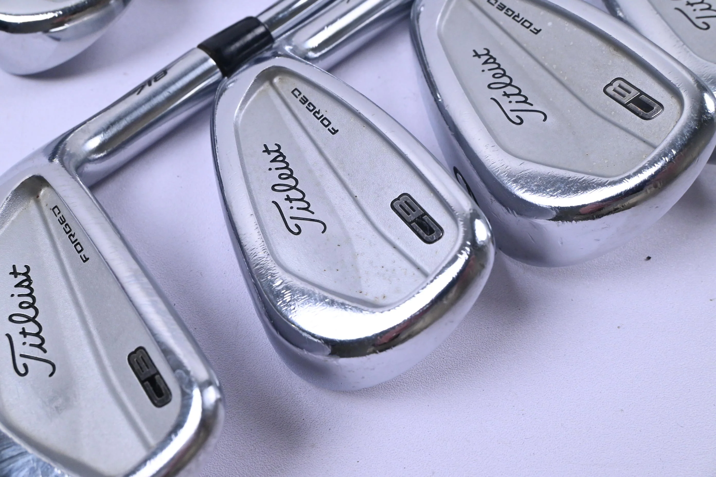 Titleist 718 CB Irons / 4-PW / Stiff Flex KBS Tour Shafts