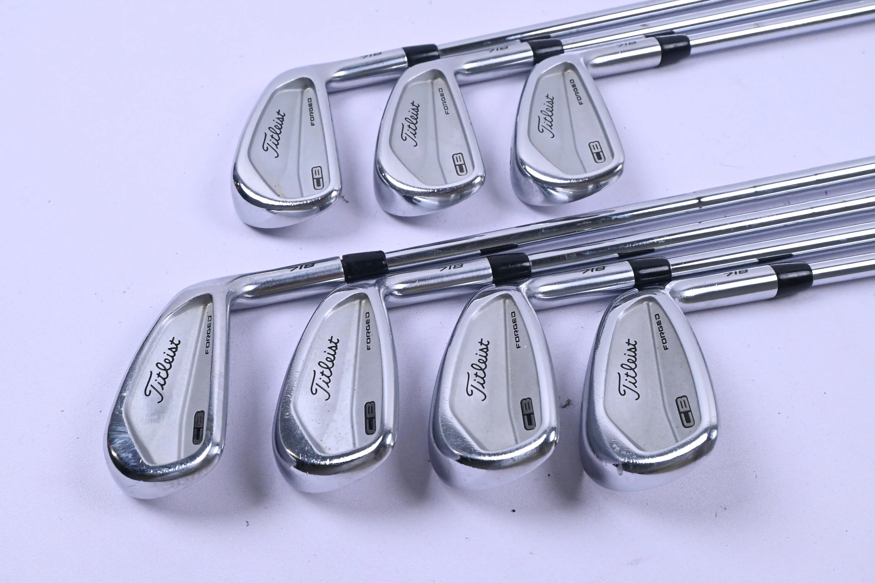 Titleist 718 CB Irons / 4-PW / Stiff Flex KBS Tour Shafts - Image 2