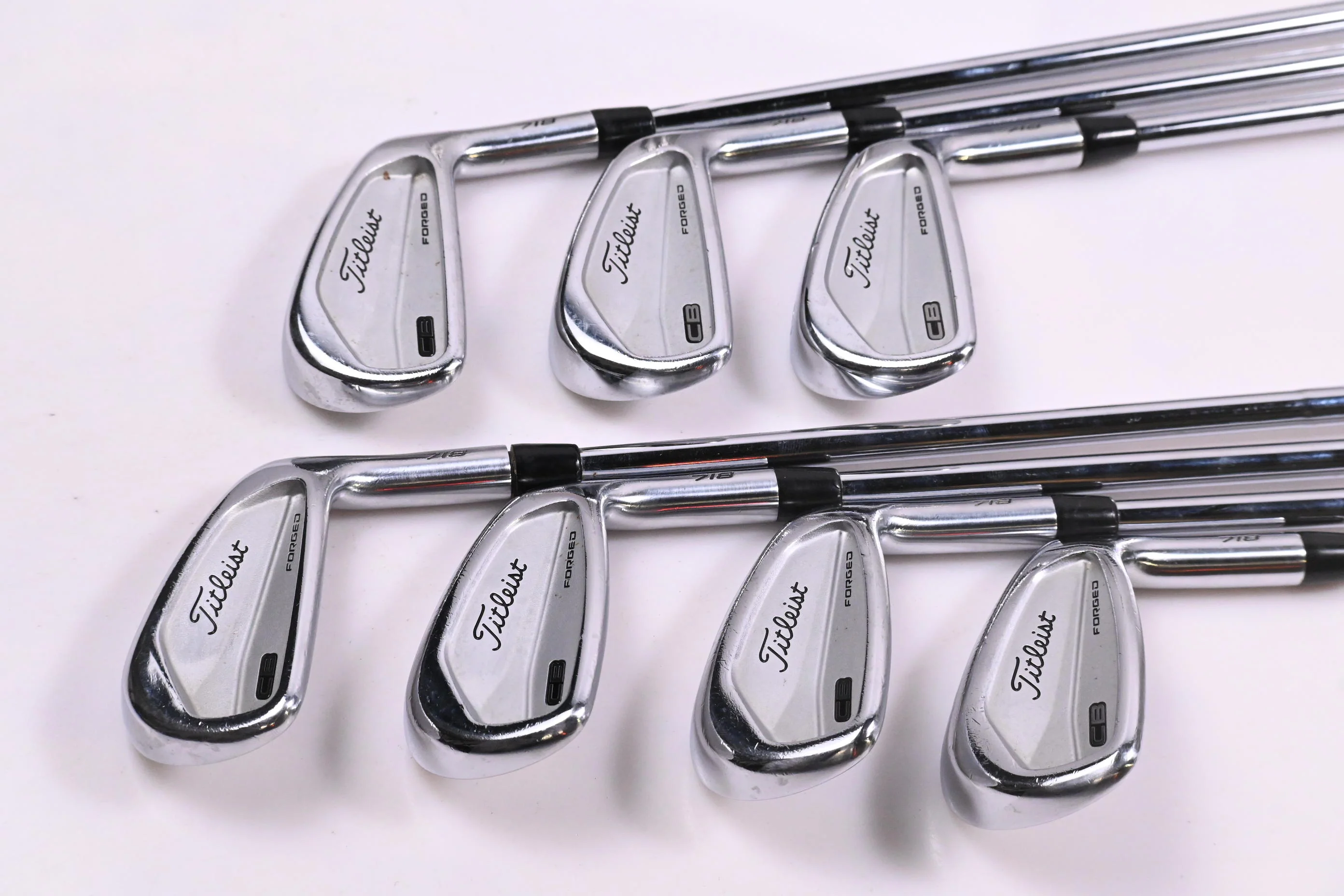 Titleist 718 CB Irons / 4-PW / Stiff Flex AMT Tour White S300 Shafts - Image 2