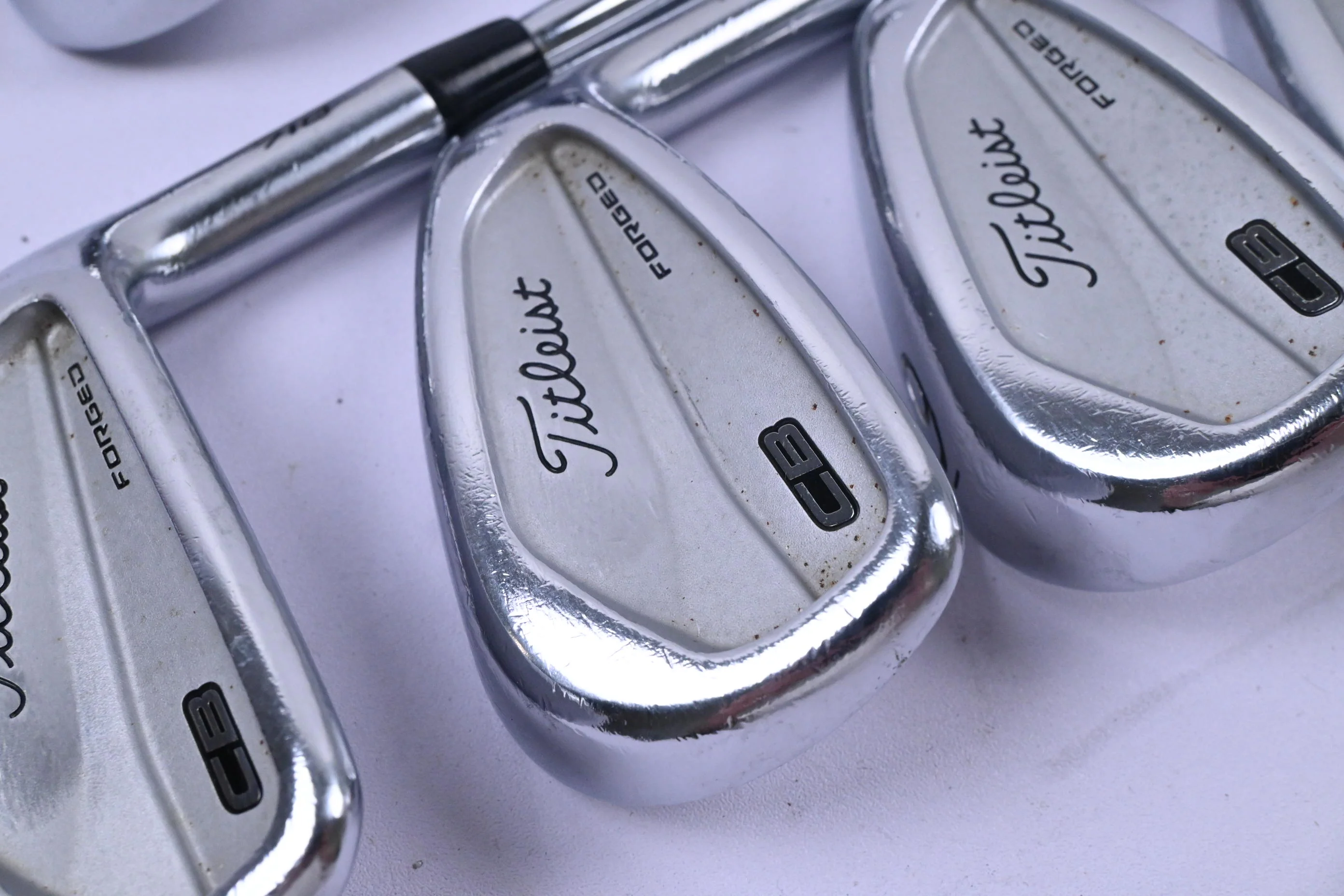 Titleist 718 CB Irons / 4-PW / Stiff Flex KBS Tour Shafts