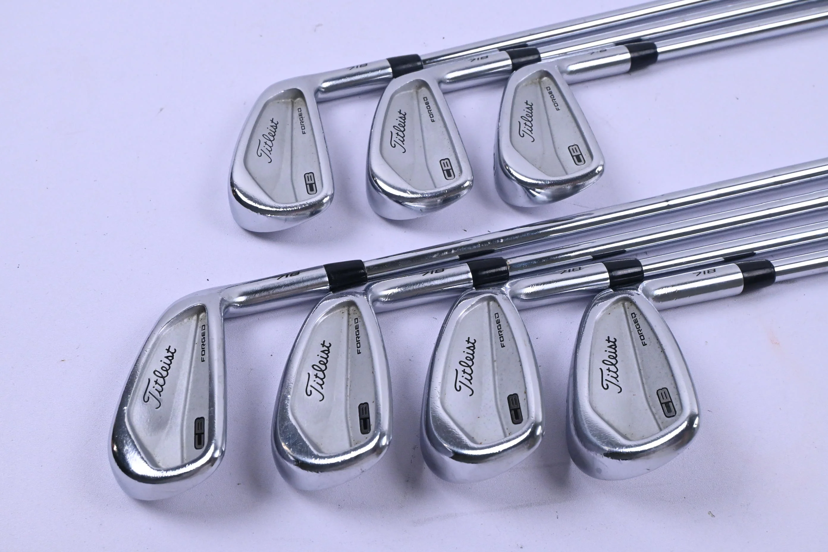 Titleist 718 CB Irons / 4-PW / Stiff Flex KBS Tour Shafts - Image 2