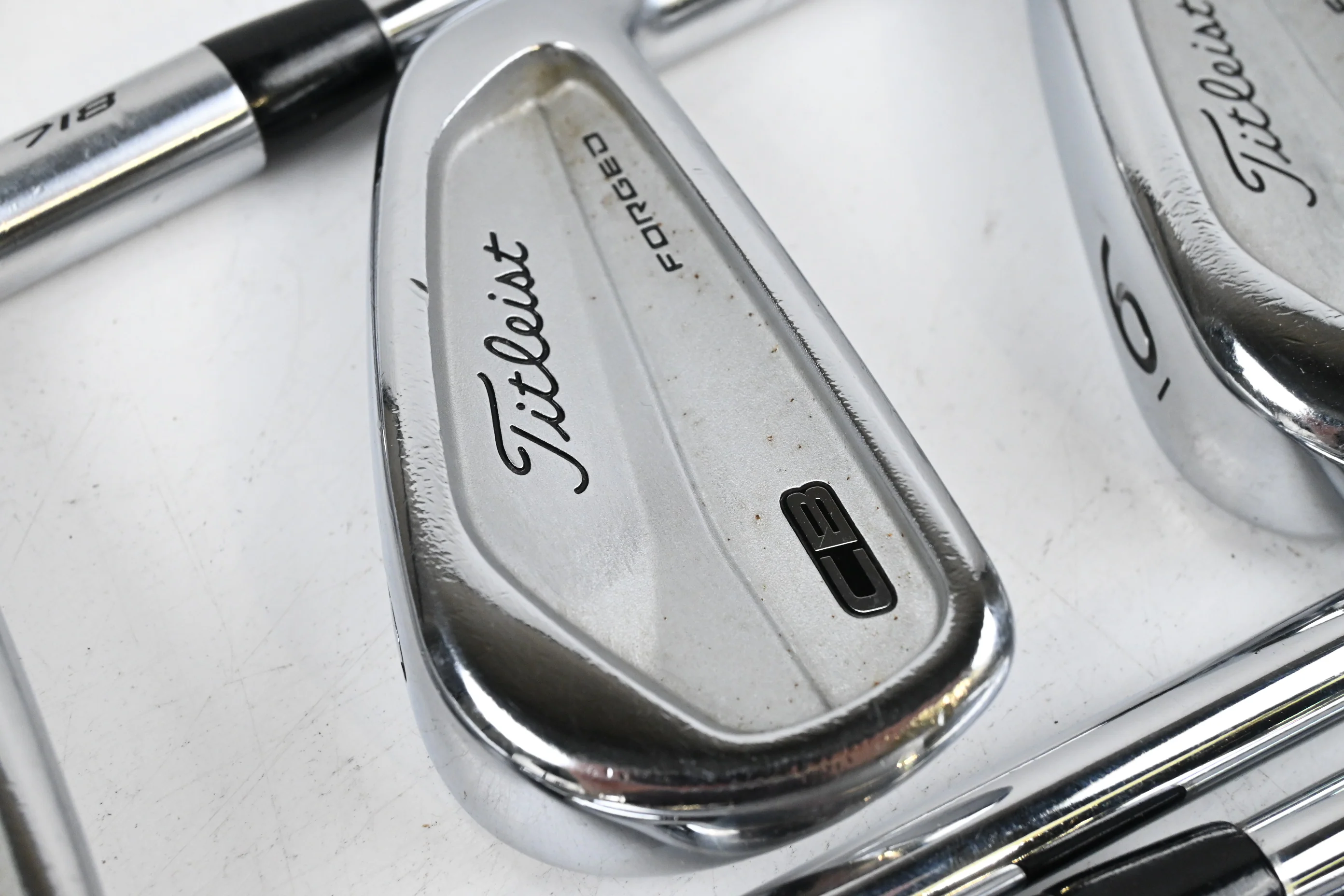 Titleist 718 CB Irons / 4-PW / X Flex AMT Tour White Tour White X100 Shafts