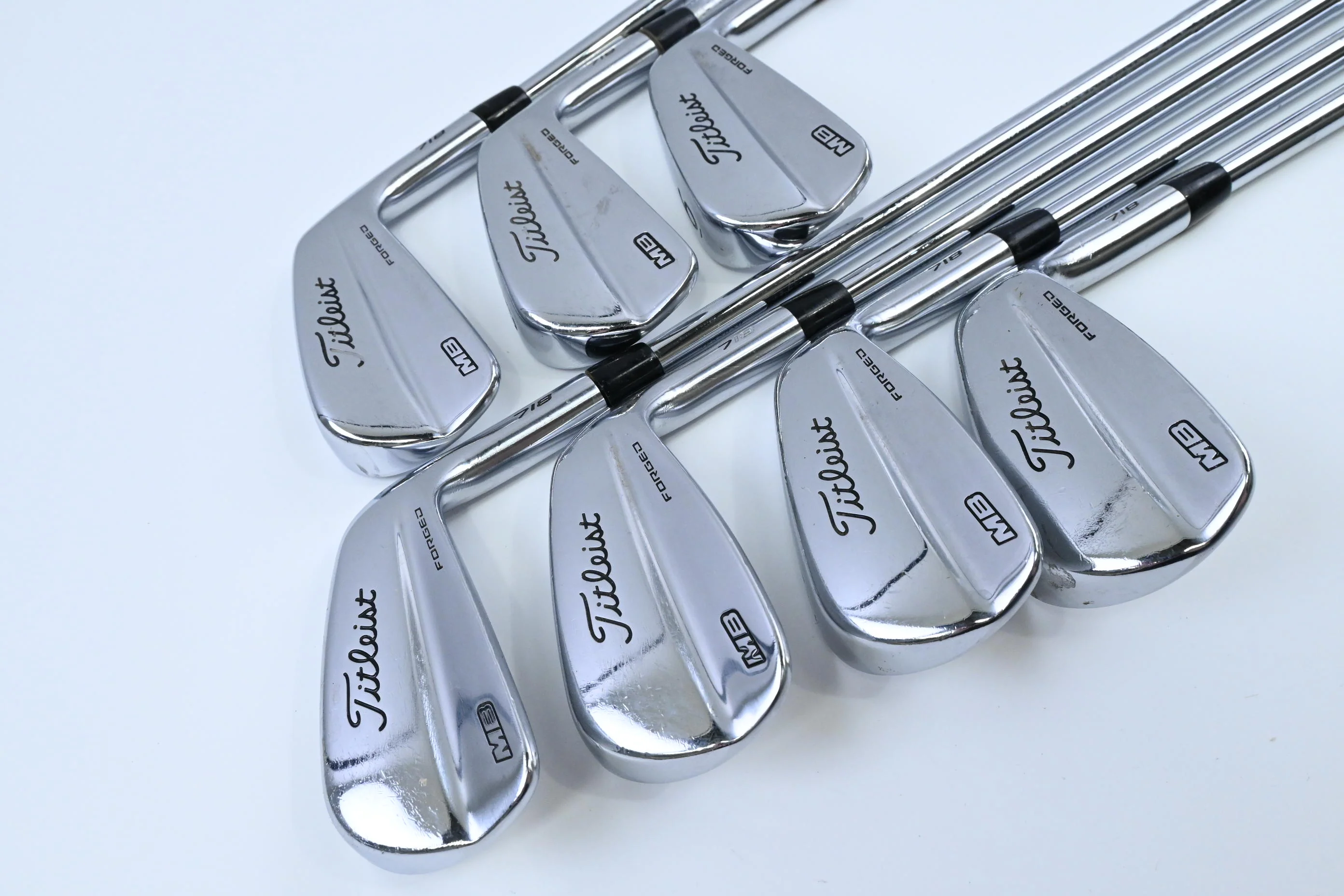 Titleist 718 MB Irons / 4-PW / Stiff Flex Dynamic Gold AMT S400 Shafts - Image 2