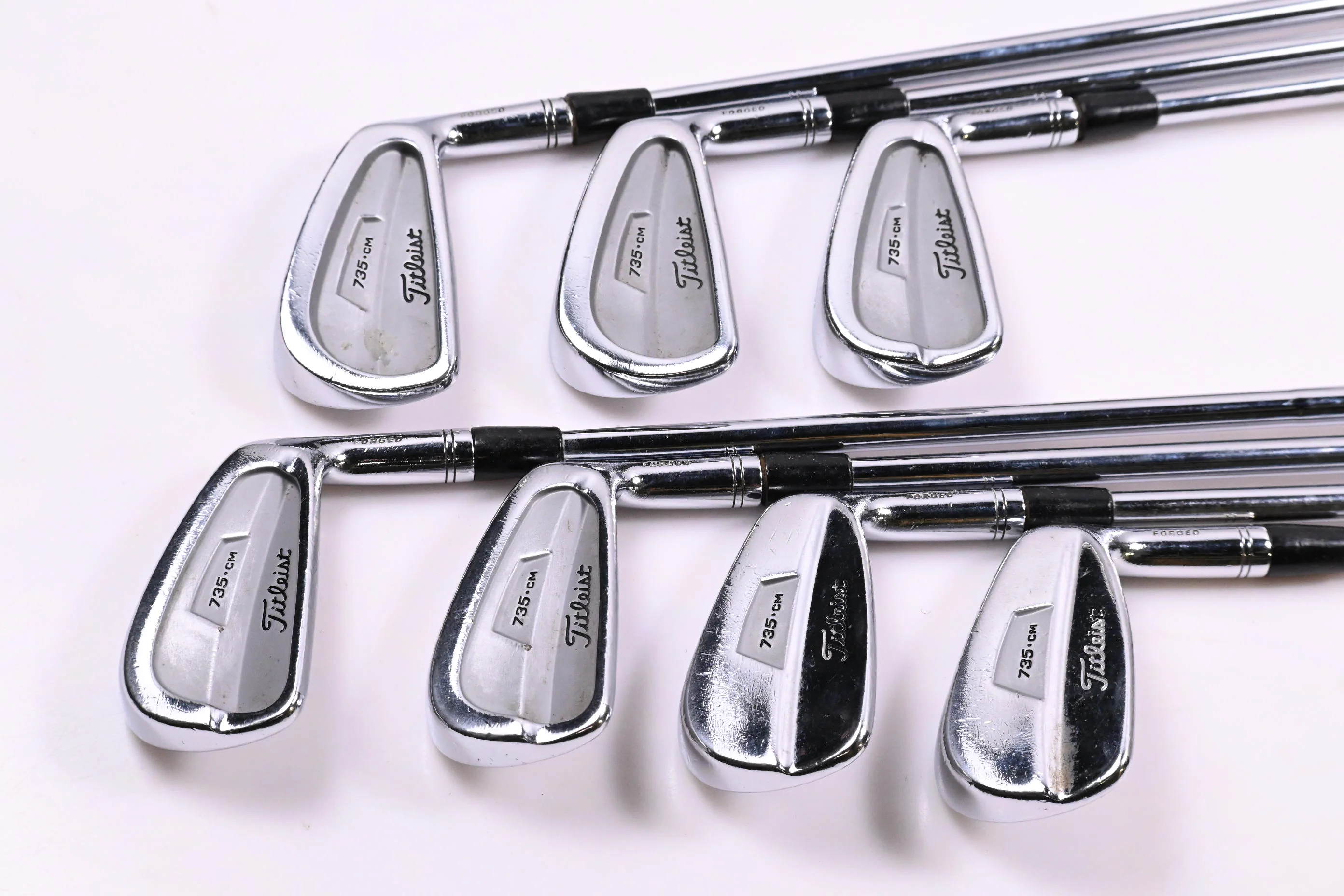 Titleist 735.CM Irons / 3-9i / Stiff Flex Dynamic Gold S300 Shafts - Image 2