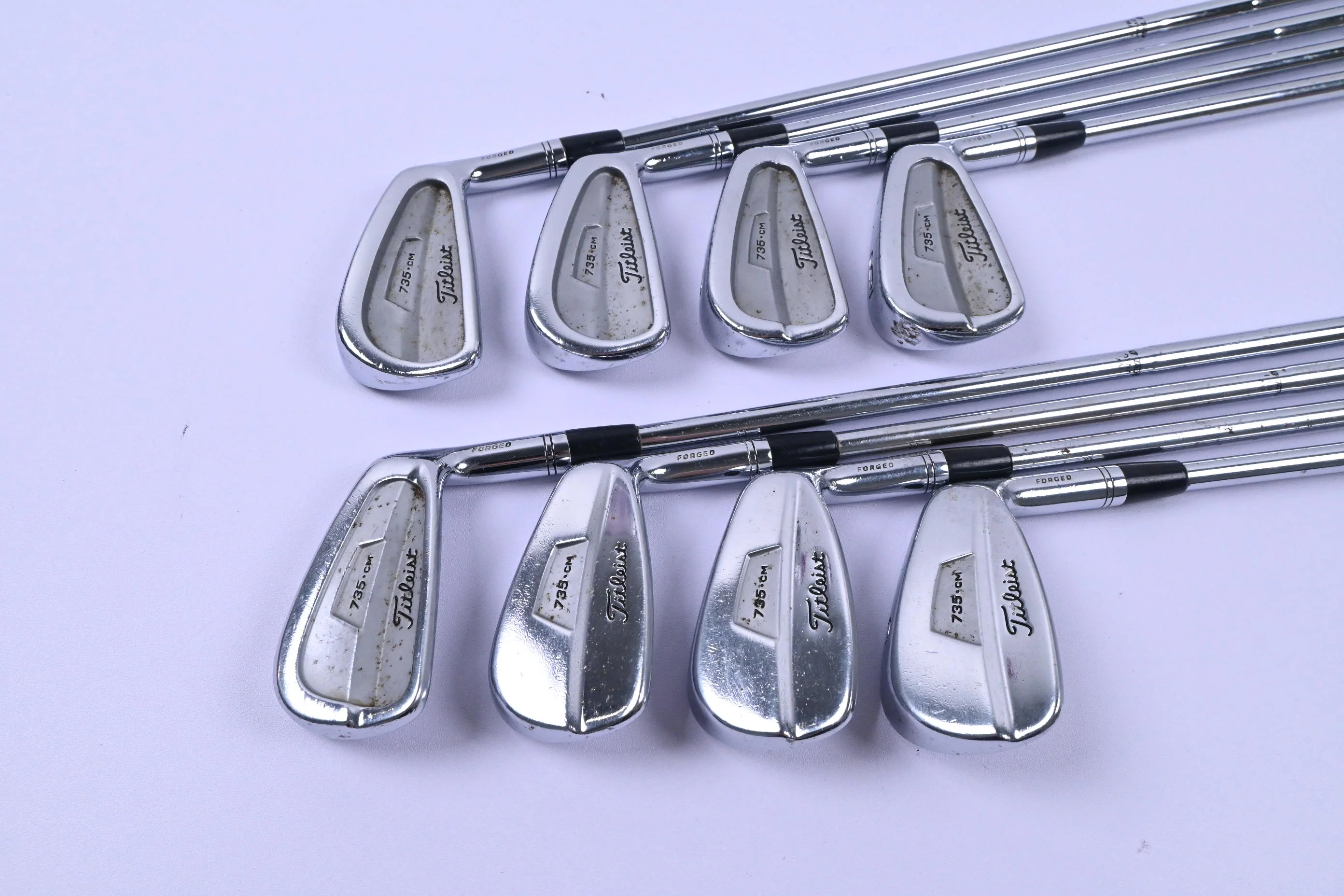 Titleist 735.CM Irons / 3-PW / Stiff Flex Dynamic Gold S300 Shafts - Image 2