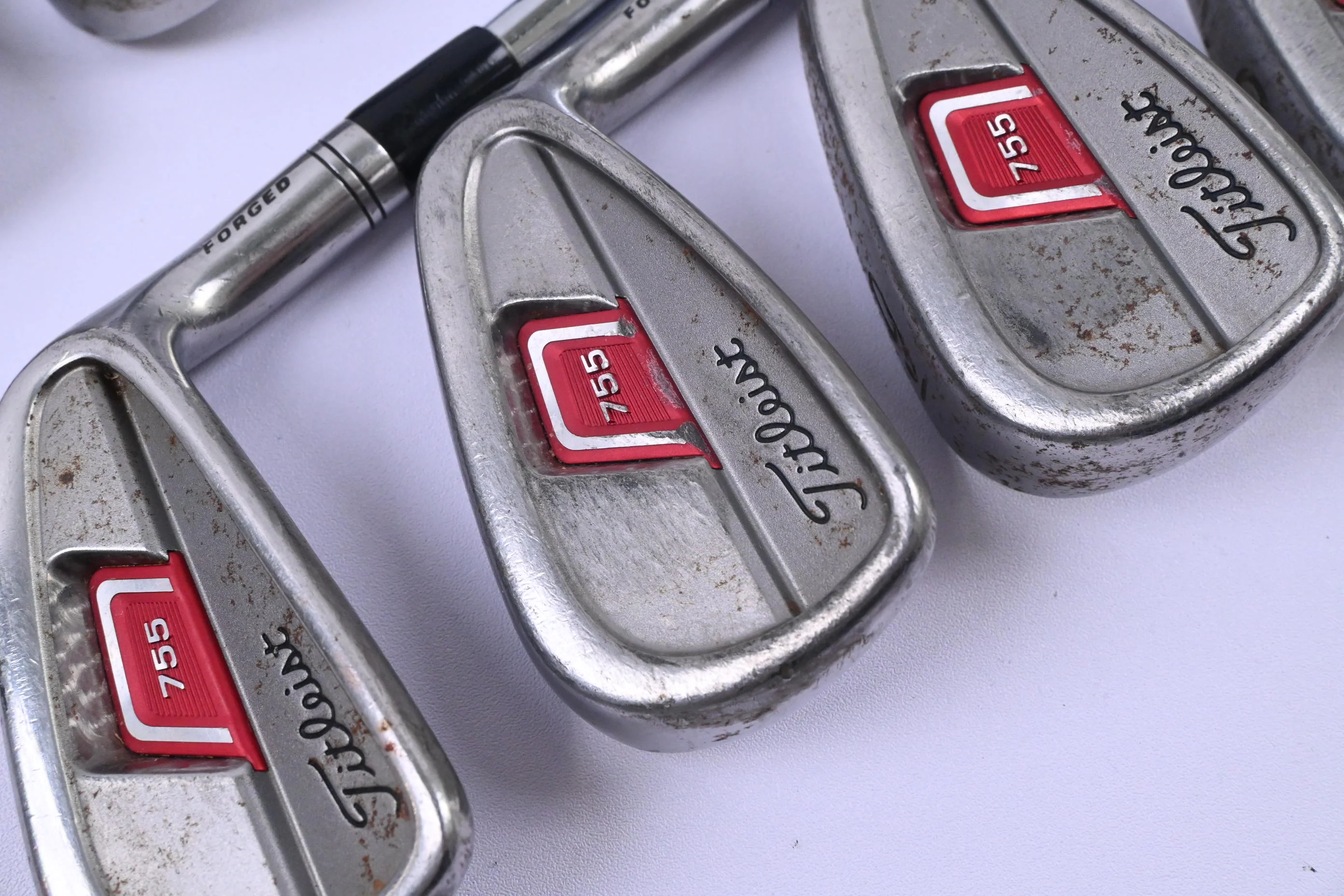 Titleist 755 Forged Irons / 3-PW / Regular Flex Titleist Tri Spec Shafts