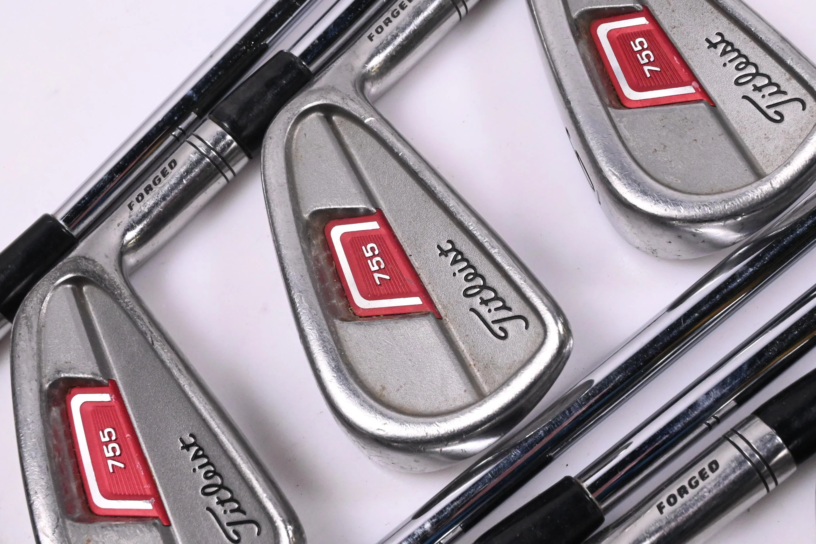 Titleist 755 Forged Irons / 3-PW / Regular Flex Titleist Tri Spec Shafts
