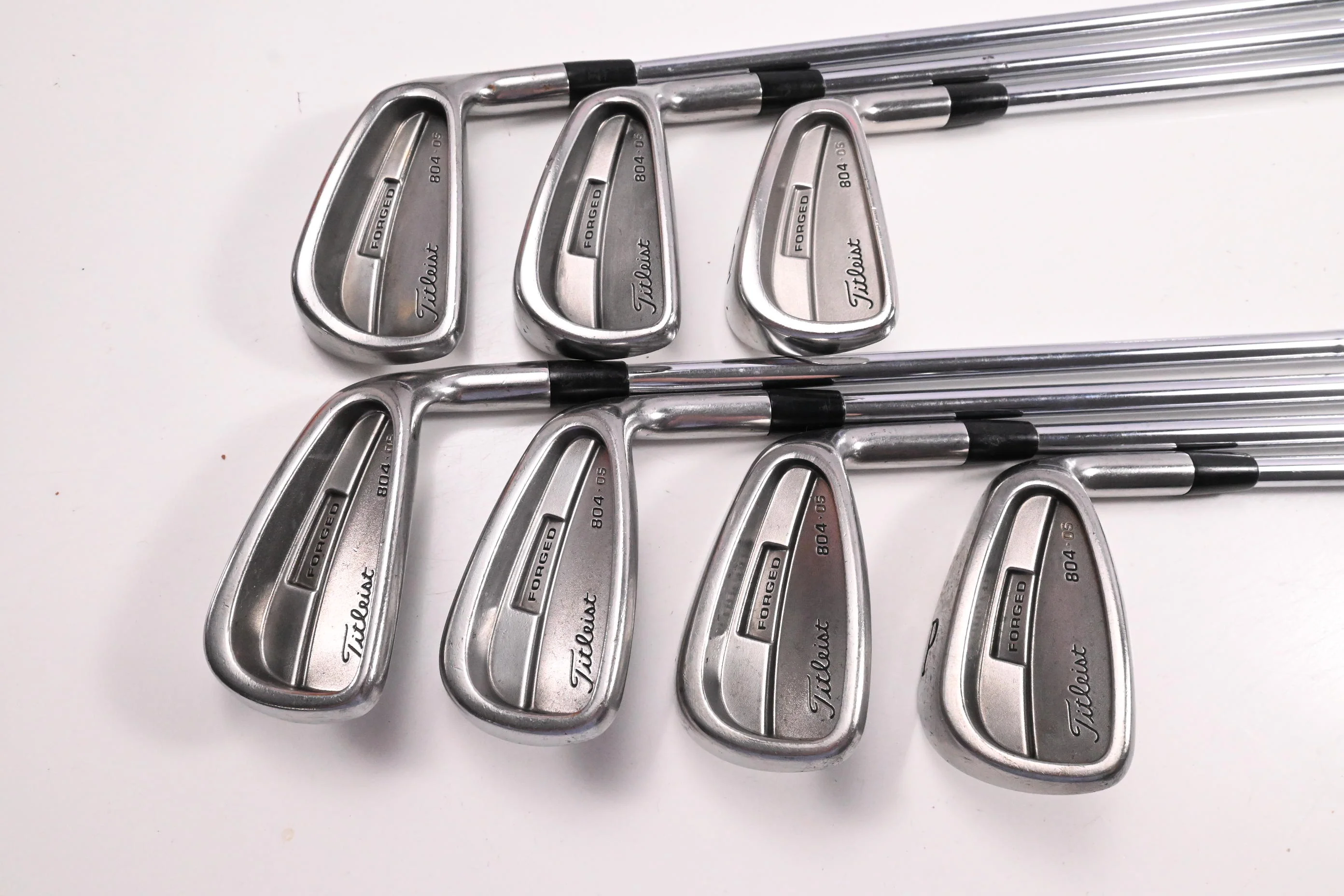 Titleist 804.OS Irons / 3-PW / Missing 4 Iron / Regular Flex NS Pro 970 Shafts - Image 2