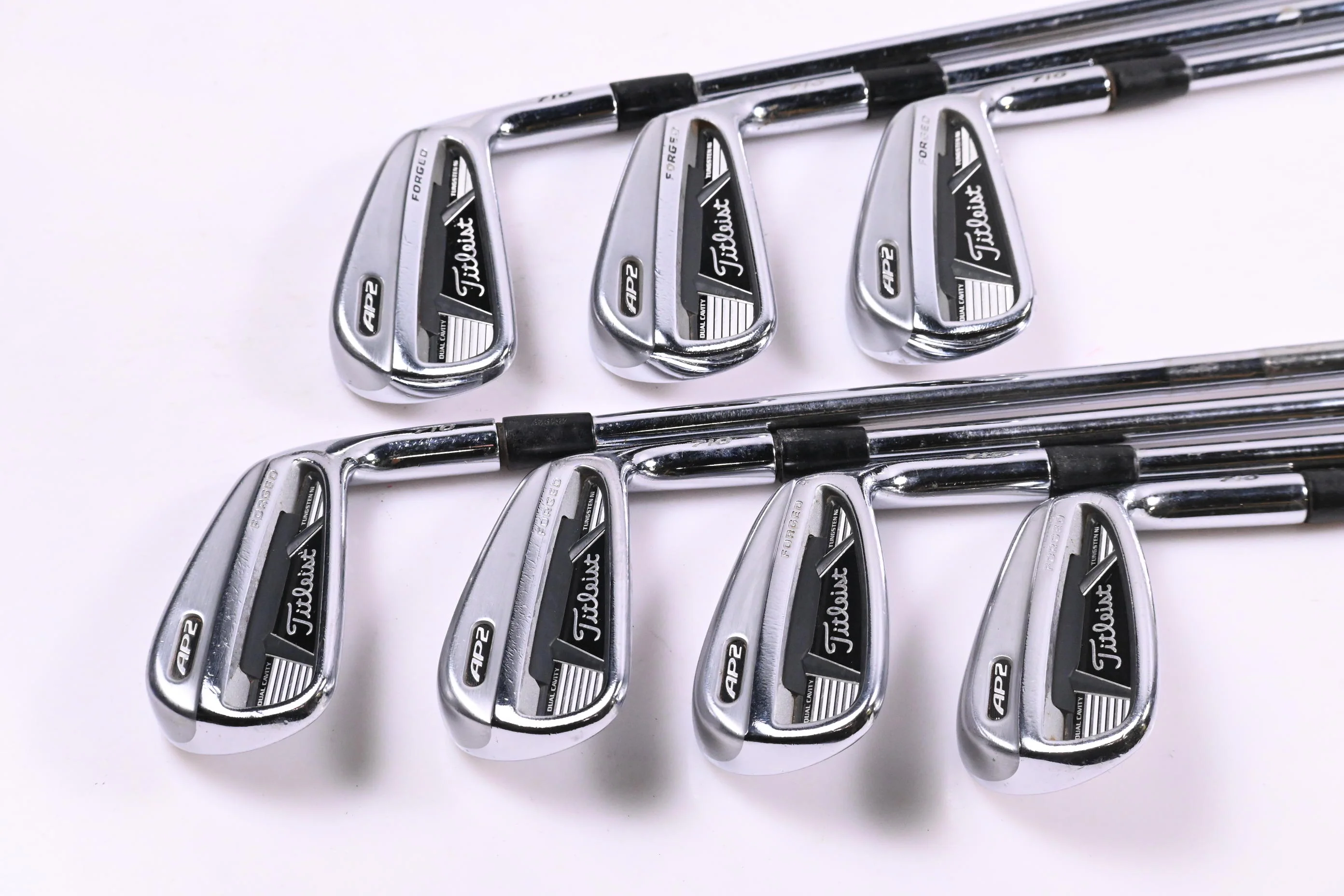 Titleist AP2 710 Irons / 3-9i / Stiff Flex KBS Titleist Steel Shafts - Image 2