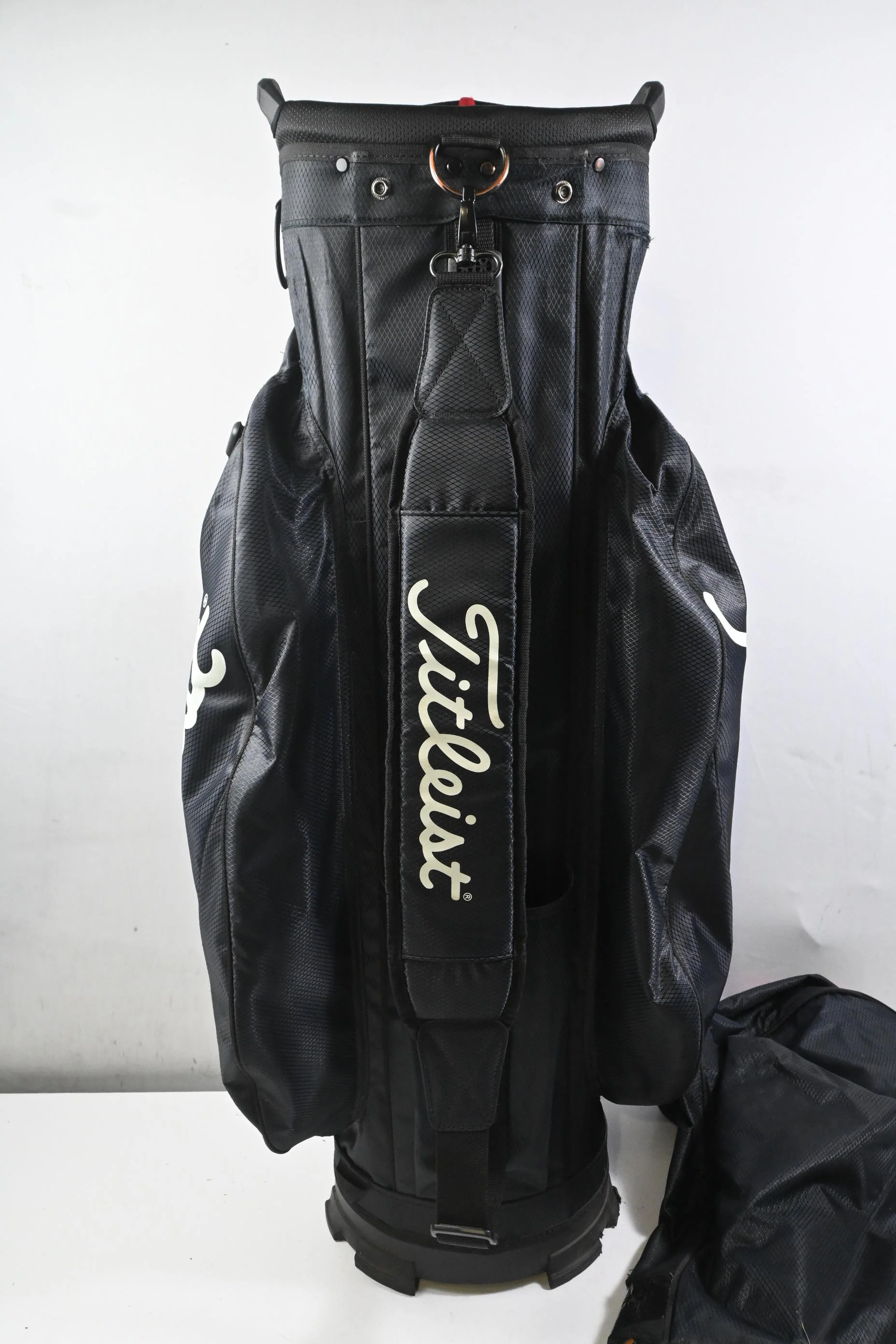 Titleist StaDry Cart Bag / 14-Way Divider / Black & Red - Image 4