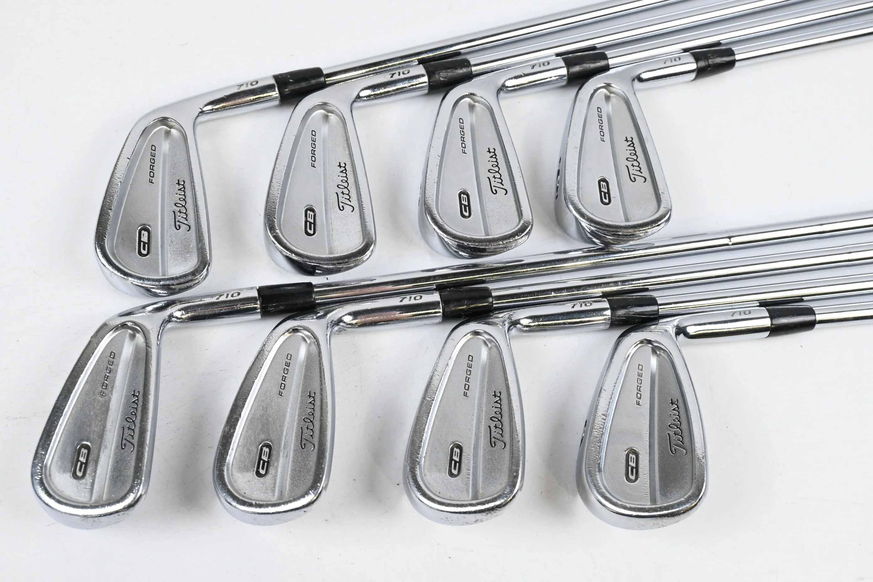 Titleist CB 710 Irons / 3-PW / Stiff Flex Dynamic Gold S300 Shafts - Image 2