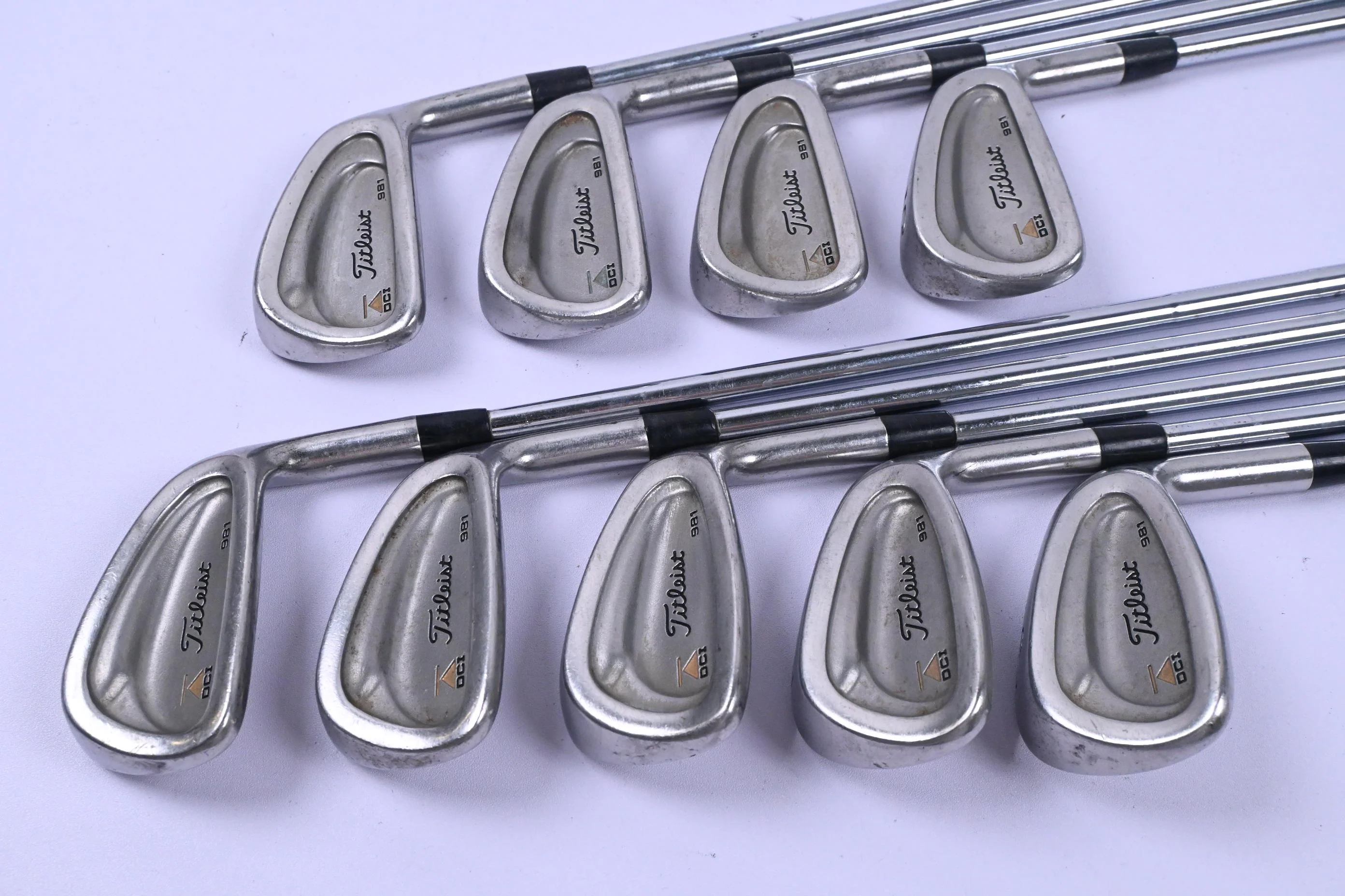 Titleist DCI 981 Irons / 2-PW / Stiff Flex Titleist Tri-Spec Shafts - Image 2