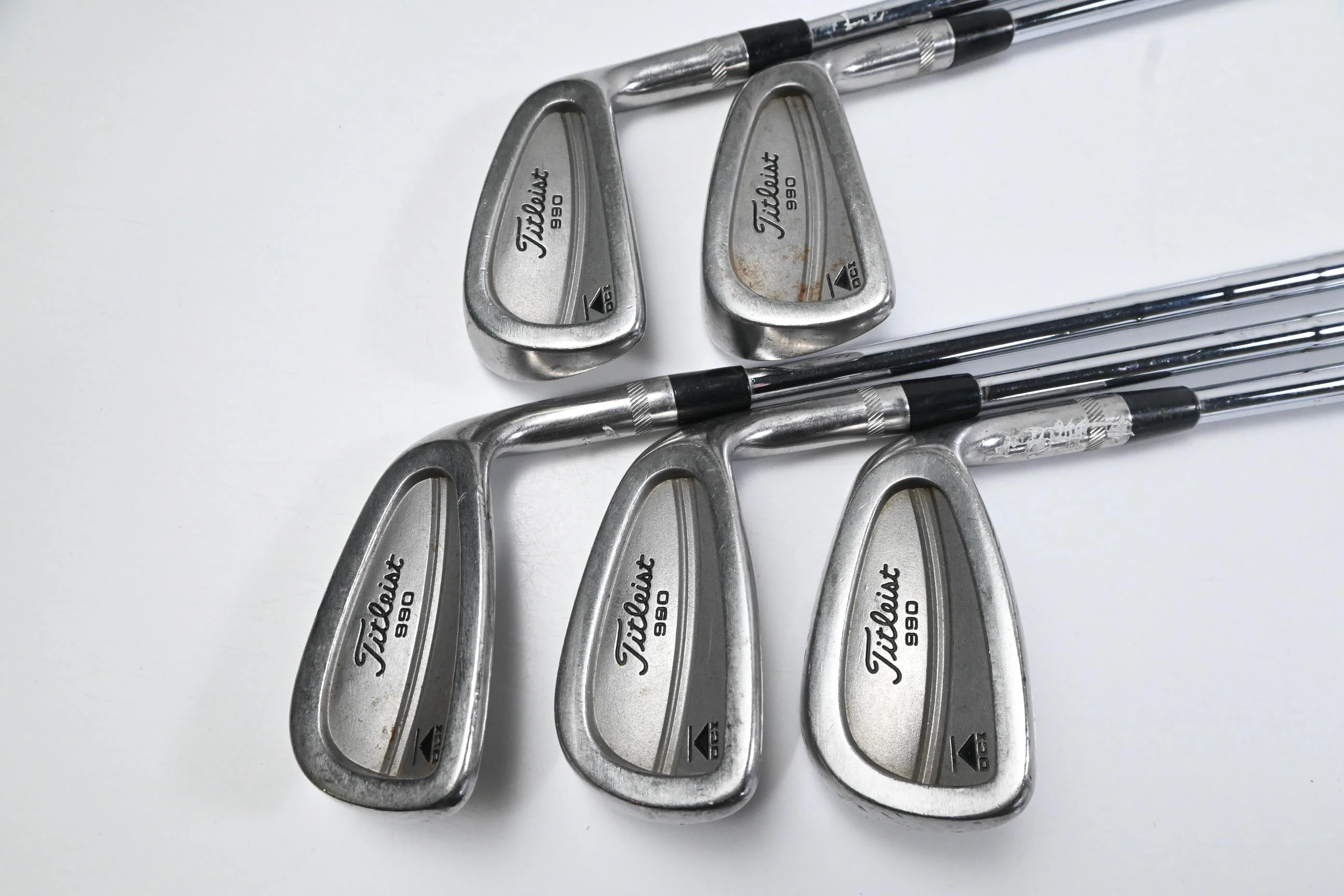 Titleist DCI 990 Irons / 6-PW / Regular Flex Gold Plus Sensicore Shafts - Image 2