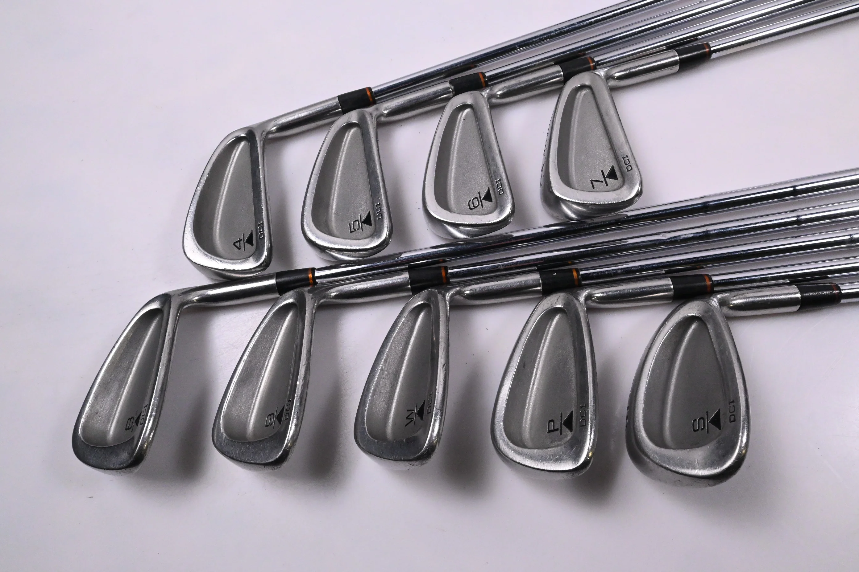 Titleist DCI Black Irons / 4-PW+GW / Stiff Flex Titleist MS-309 Shafts - Image 2