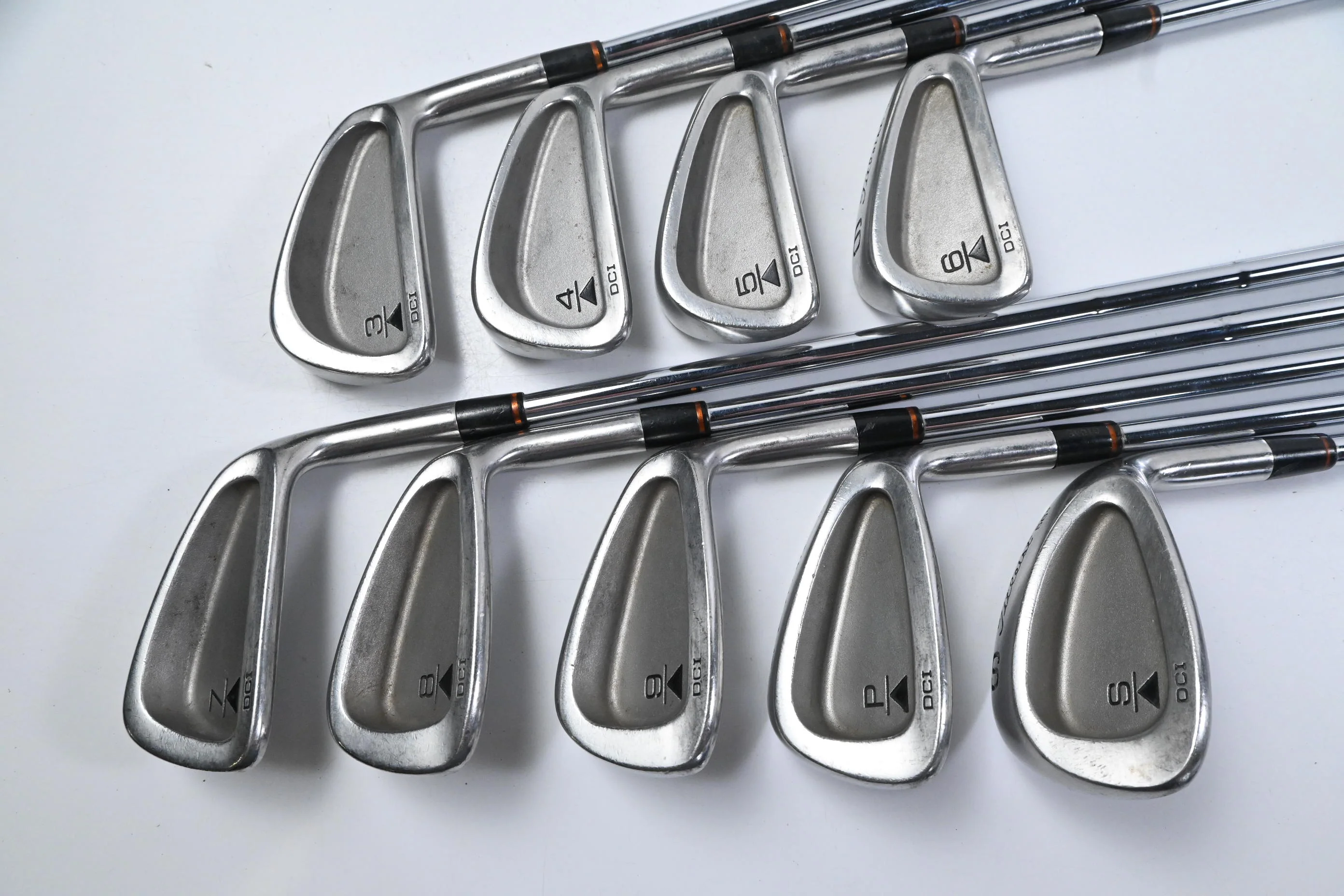 Titleist DCI Black Irons / 3-PW+SW / Stiff Flex Titleist MS-209 Shafts - Image 2