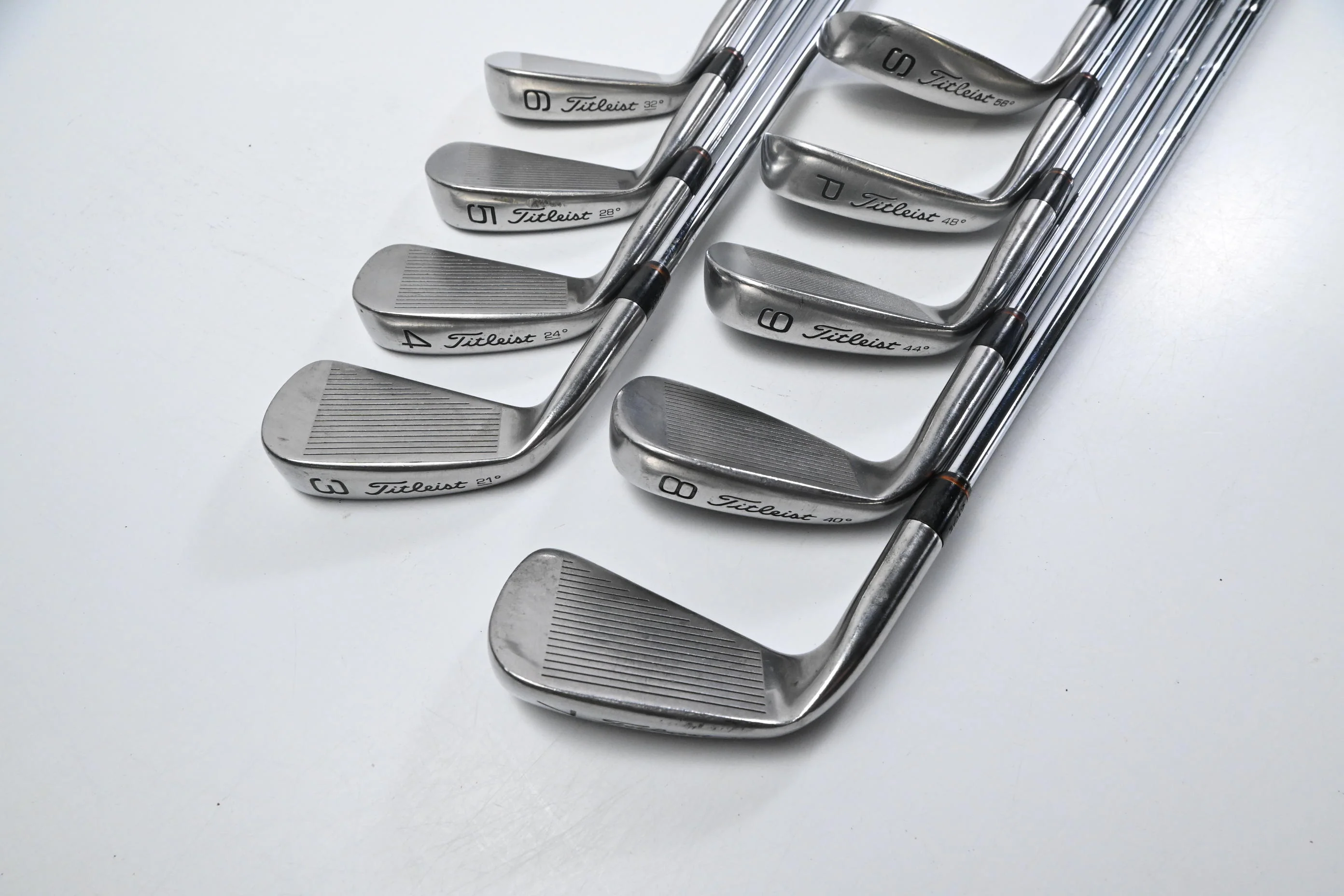 Titleist DCI Black Irons / 3-PW+SW / Stiff Flex Titleist MS-209 Shafts - Image 4