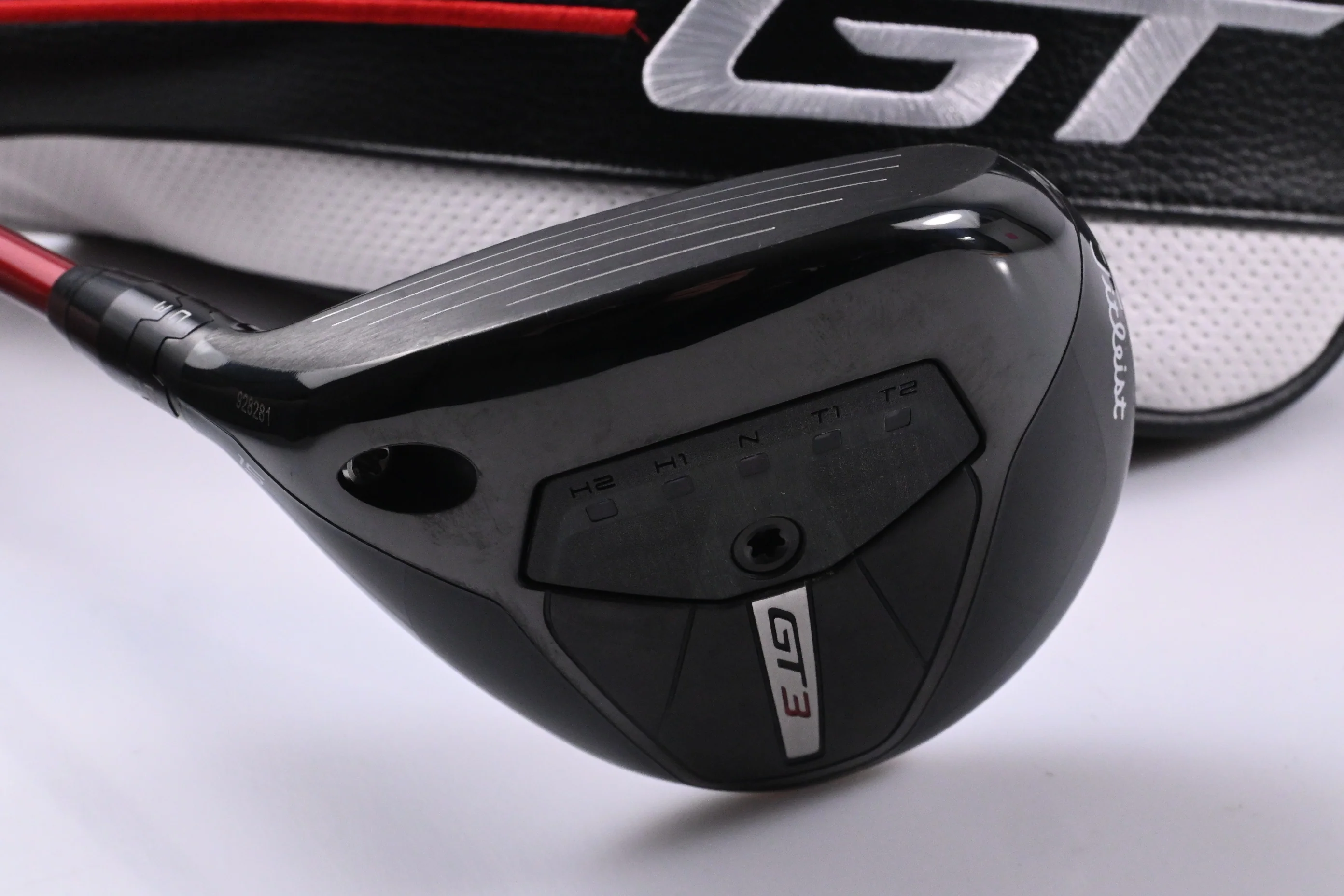 Left Hand Titleist GT3 #3 Wood / 15 Degree / Stiff Flex Denali Red 60 Shaft - Image 2