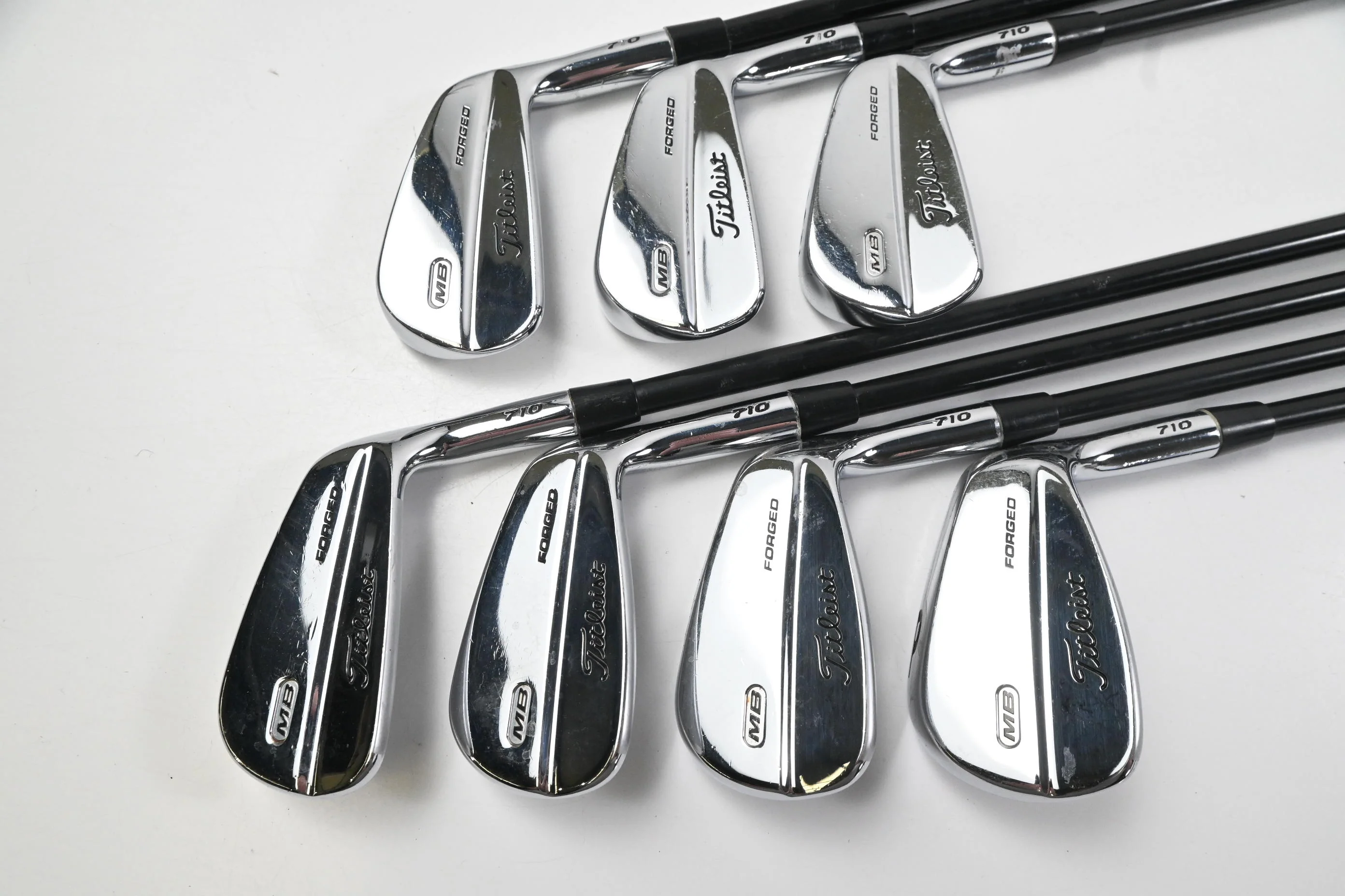 Titleist MB 710 Irons / 4-PW / Stiff Flex Project X LZ Black Steel Shafts - Image 2
