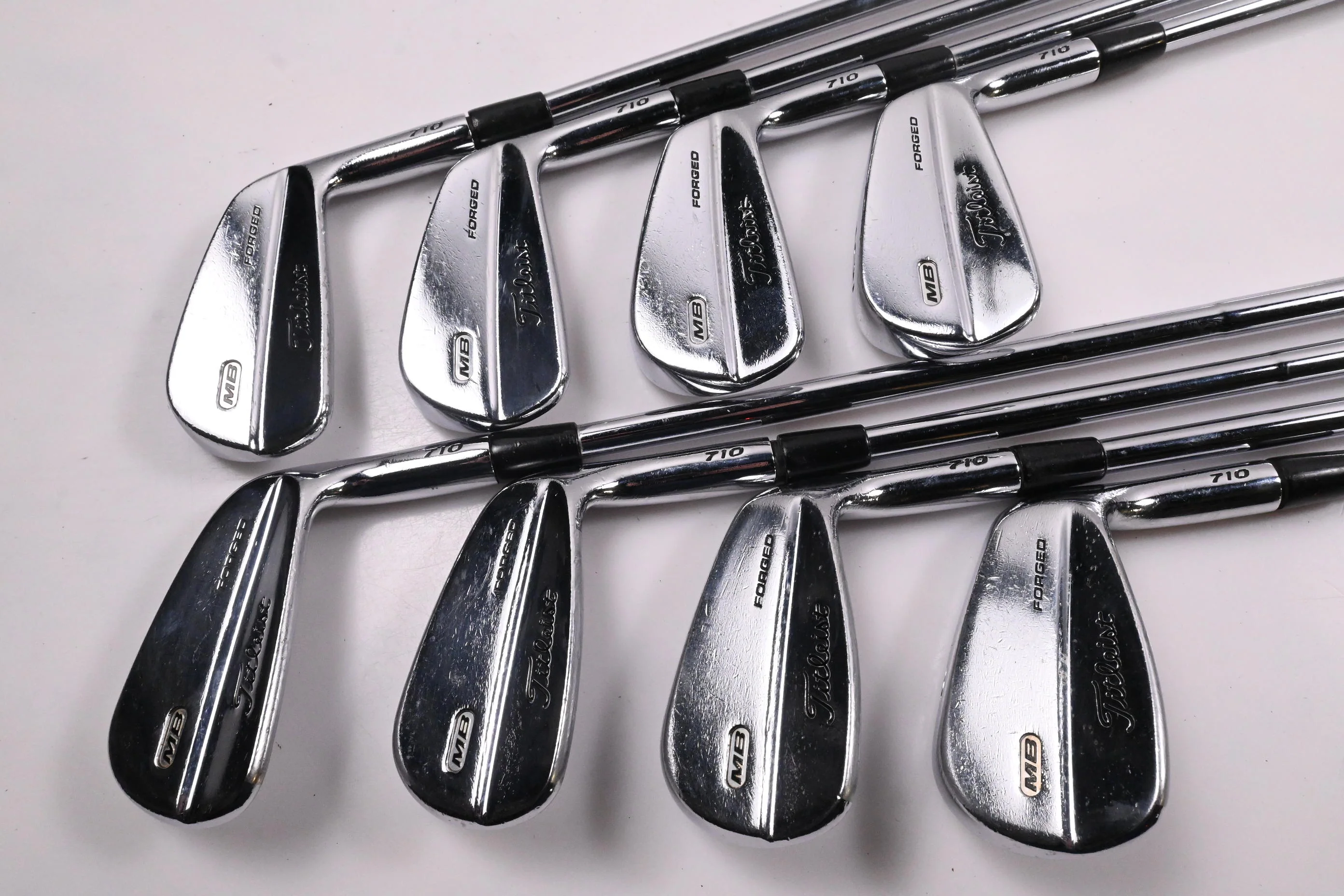 Titleist MB 710 Irons / 3-PW / Stiff Flex Steel Shafts - Image 2