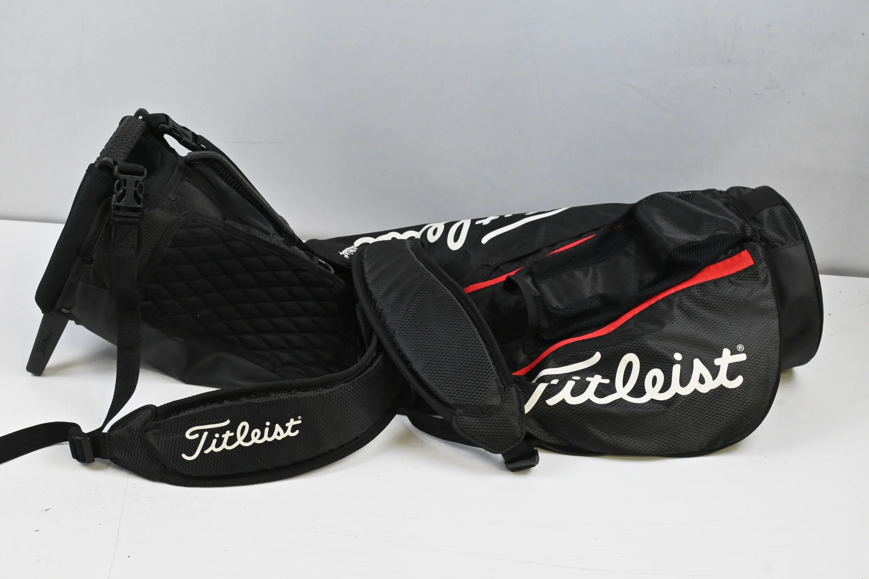 Titleist Pencil Bag / 3-Way Divider / Black, Red, White - Image 2