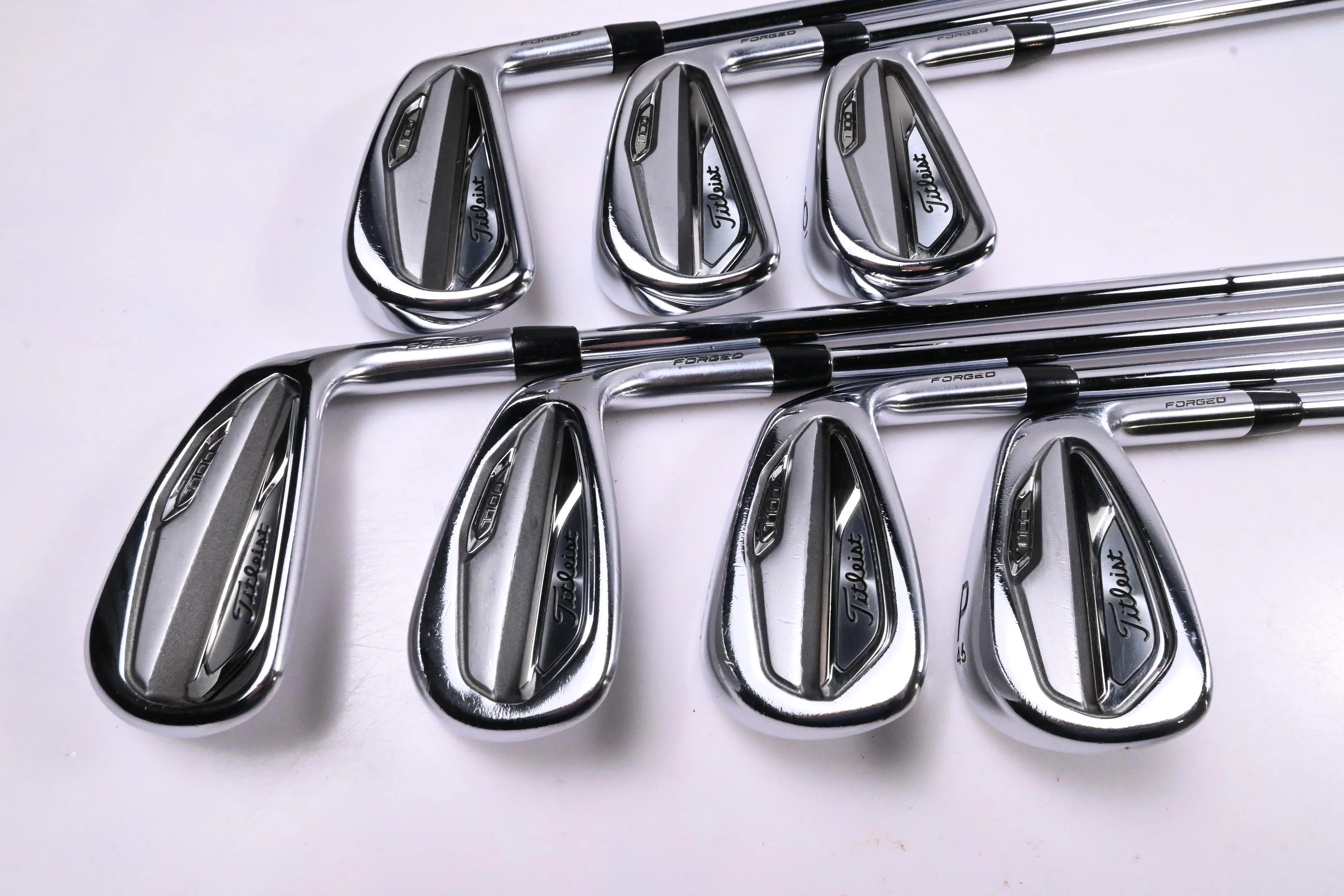 Titleist T100 2019 Irons / 4-PW / Stiff Flex AMT Tour White S300 Shafts - Image 2