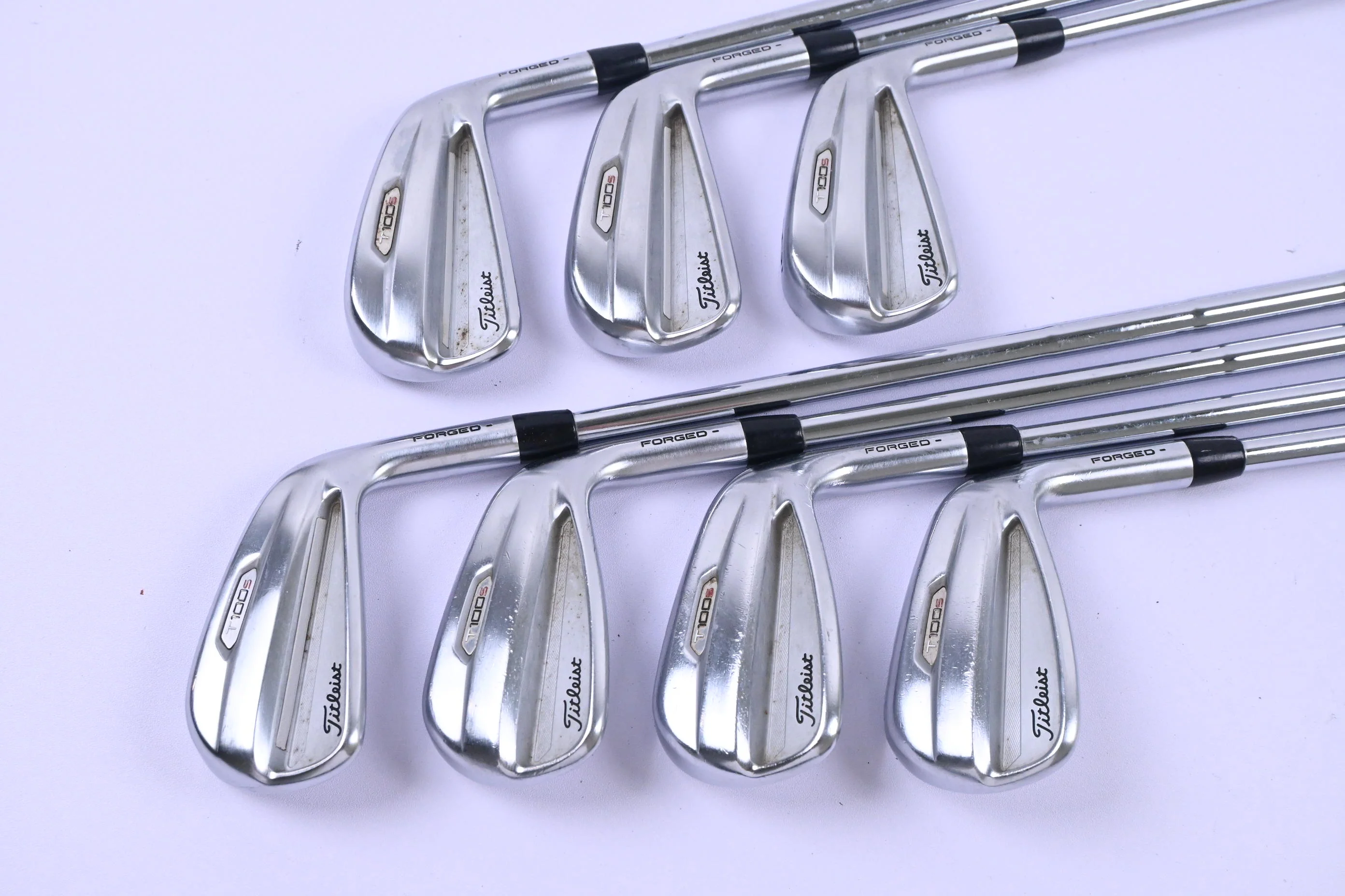 Titleist T100 2021 Irons / 4-PW / X-Flex True Temper AMT Tour White X100 Shafts - Image 2