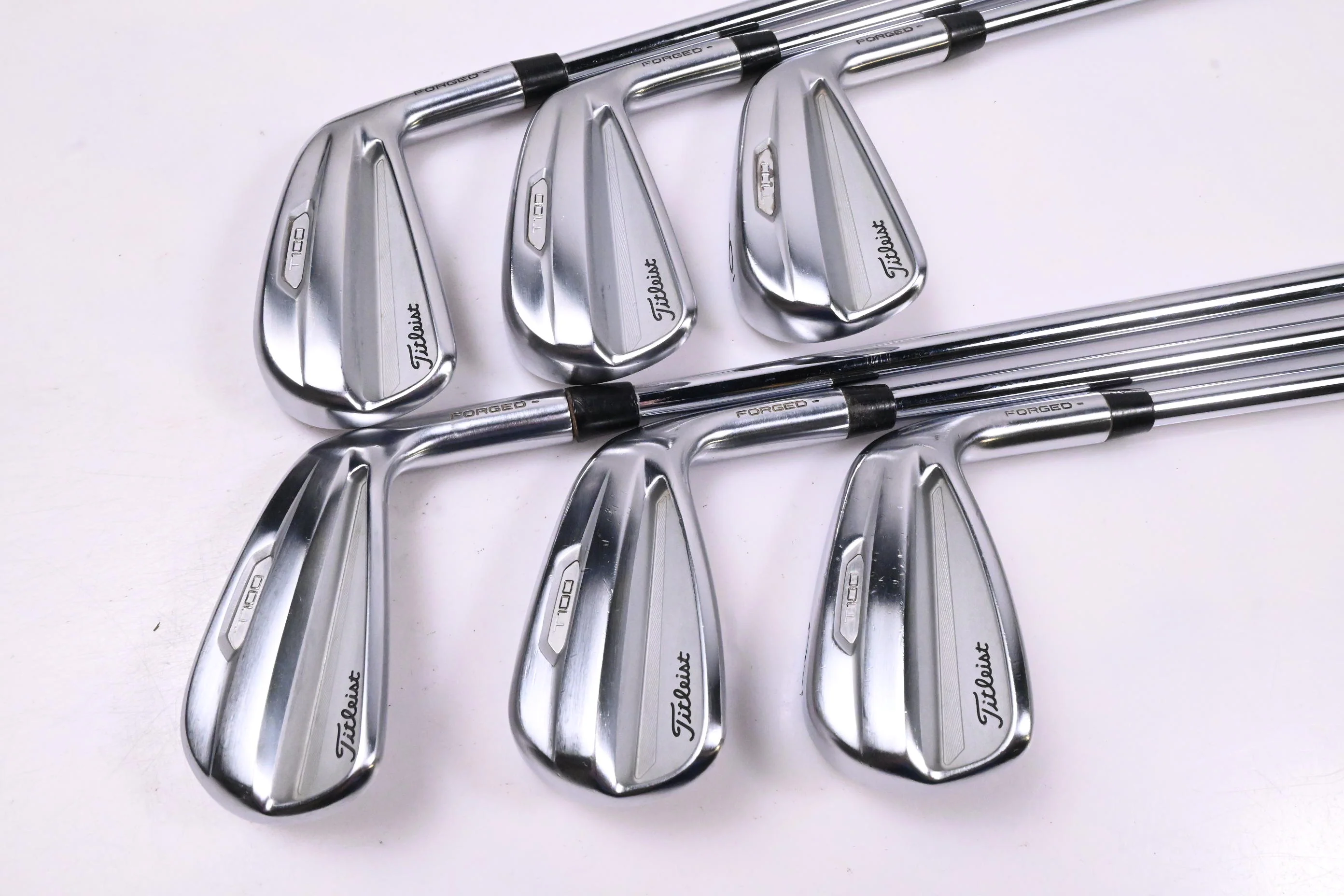 Titleist T100 2021 Irons / 4-9i / TX-Flex Project X Shafts - Image 2