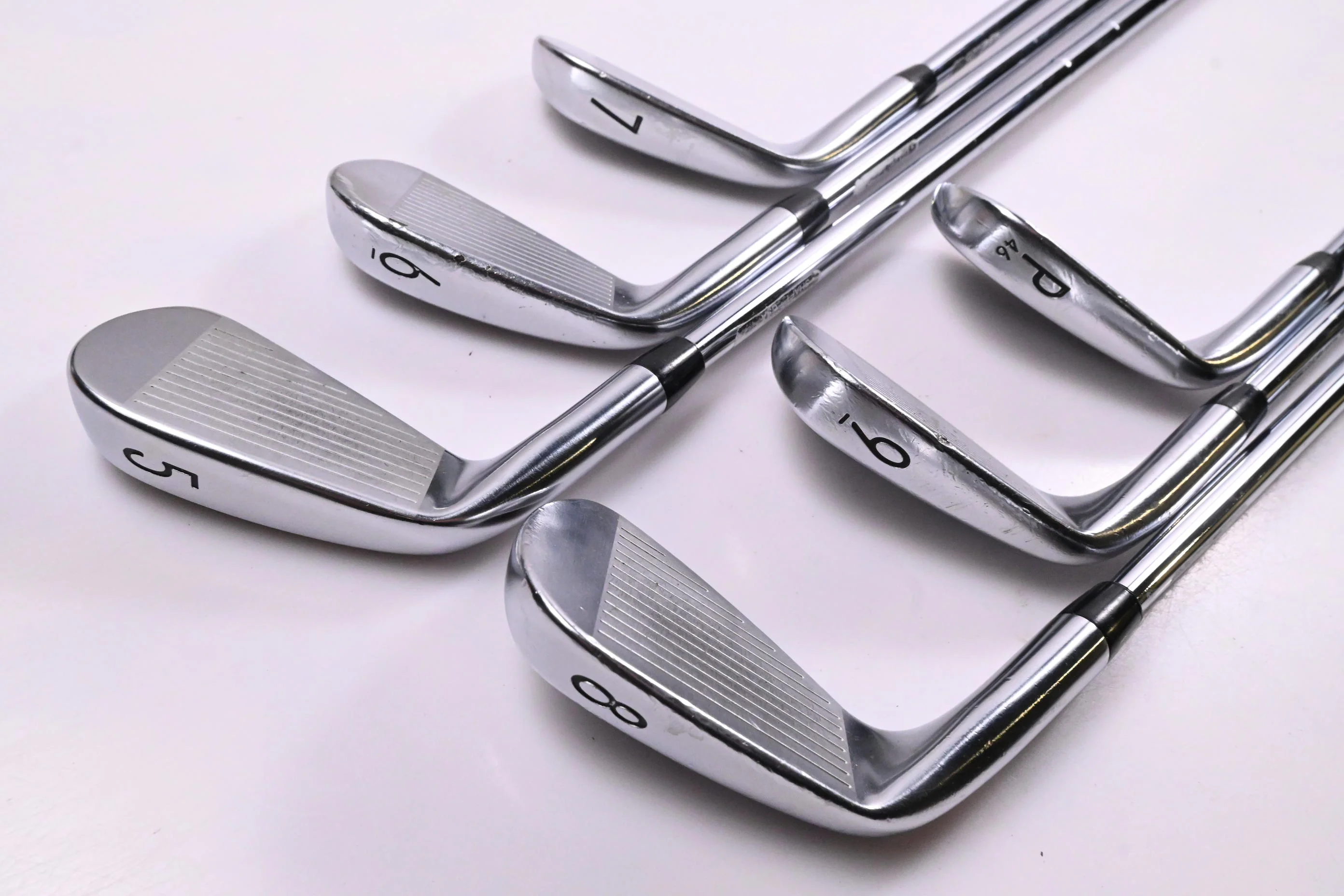 Titleist T100 2021 Irons / 5-PW / Stiff Flex AMT Tour White S300 Shafts - Image 4