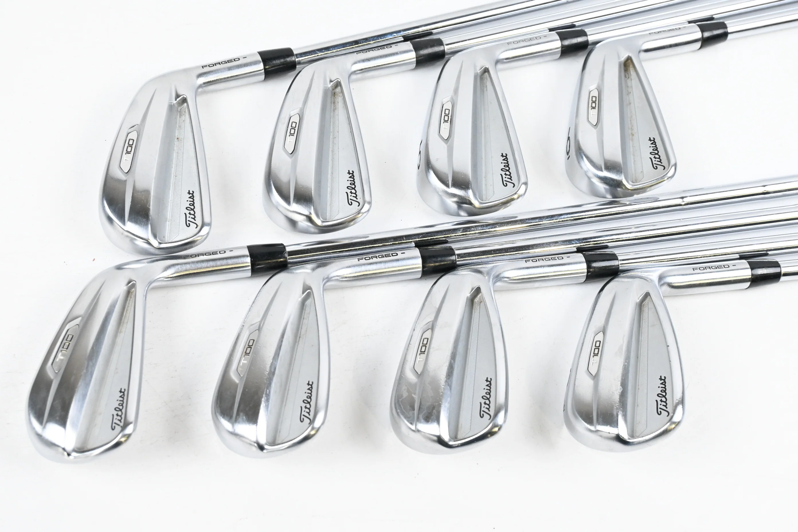 Titleist T100 2021 Irons / 3-PW / Stiff Flex Steel Shafts - Image 2