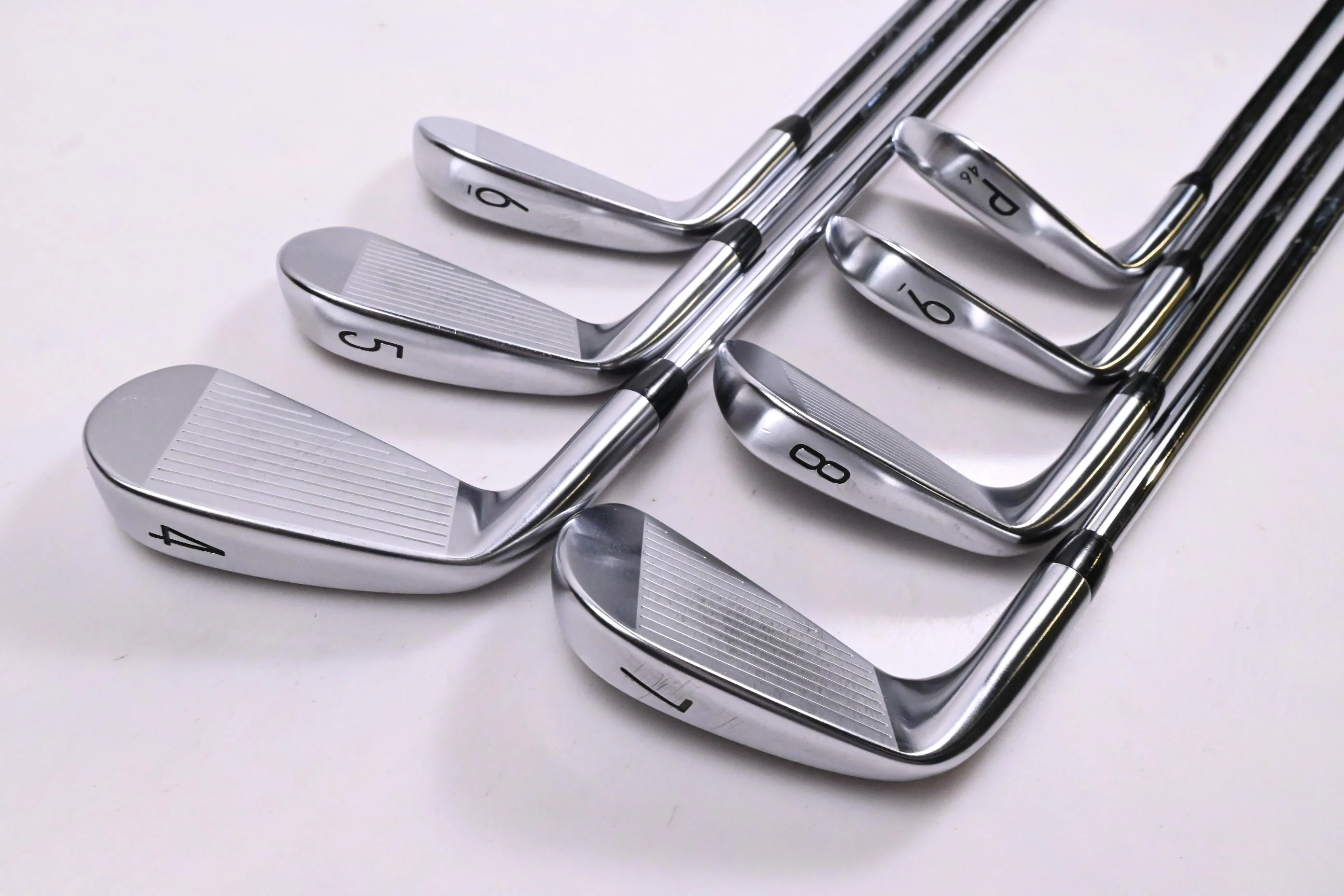 Titleist T100 2021 Irons / 4-PW / Stiff Flex AMT Tour White S300 Shafts - Image 4