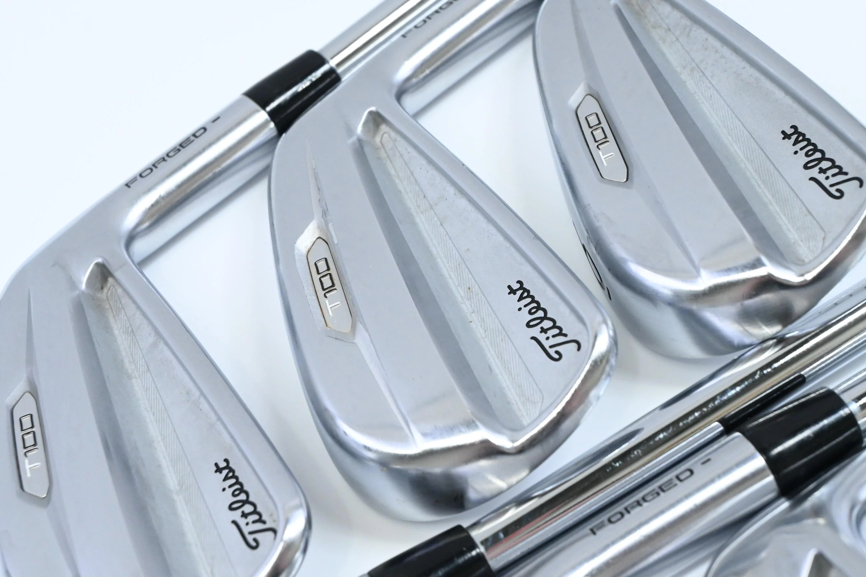 Titleist T100 2021 Irons / 4-PW / Stiff Flex AMT Tour White S300 Shafts