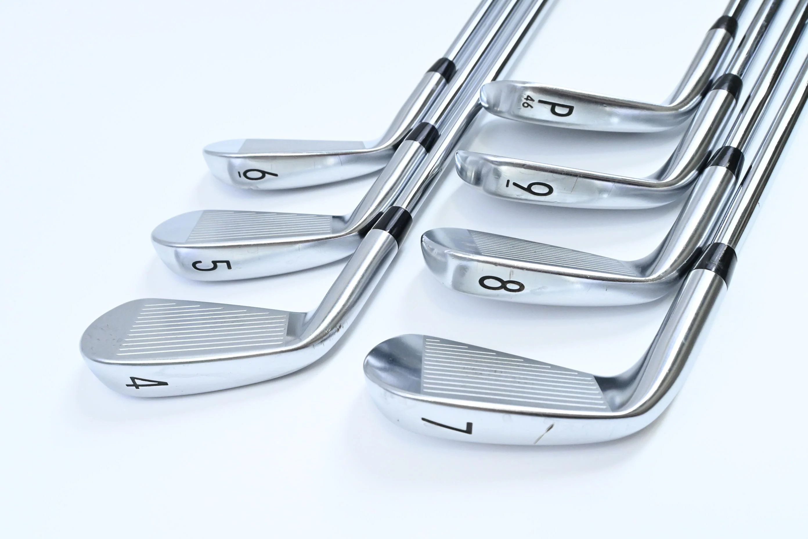 Titleist T100 2021 Irons / 4-PW / Stiff Flex AMT Tour White S300 Shafts - Image 4