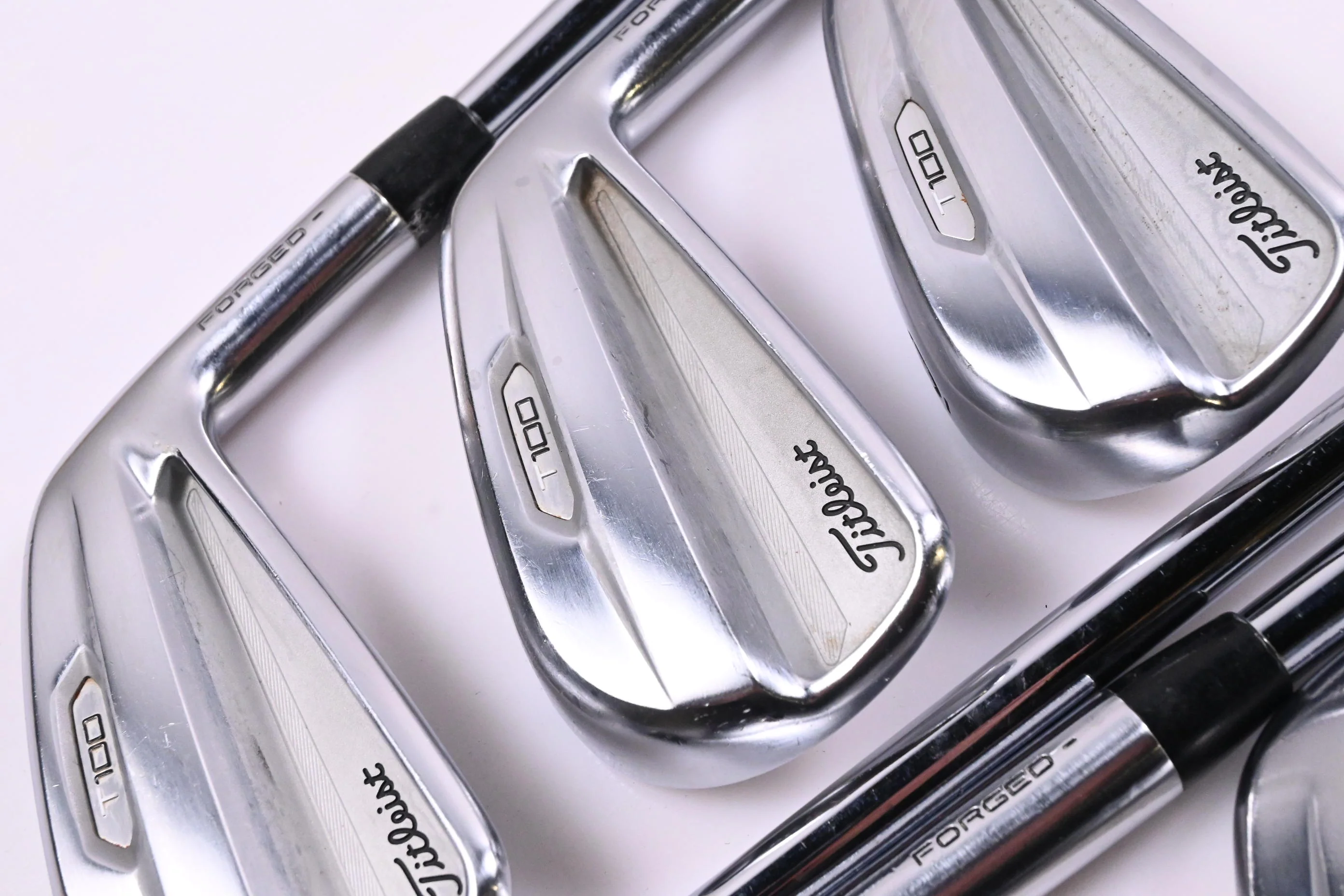 Titleist T100 2021 Irons / 4-PW / Stiff Flex AMT Tour White S300 Shafts