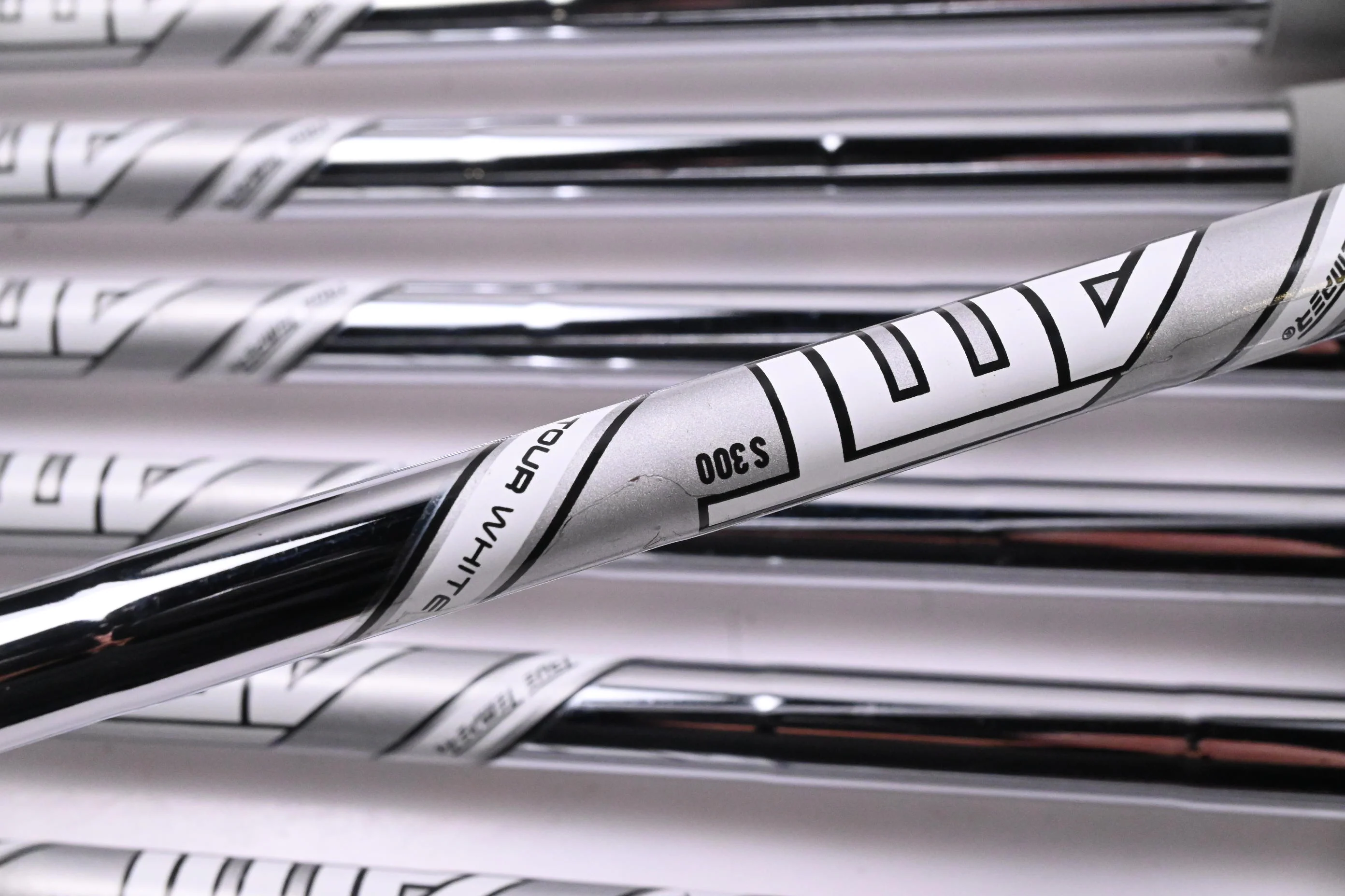 Titleist T100 2021 Irons / 4-PW / Stiff Flex AMT Tour White S300 Shafts - Image 5