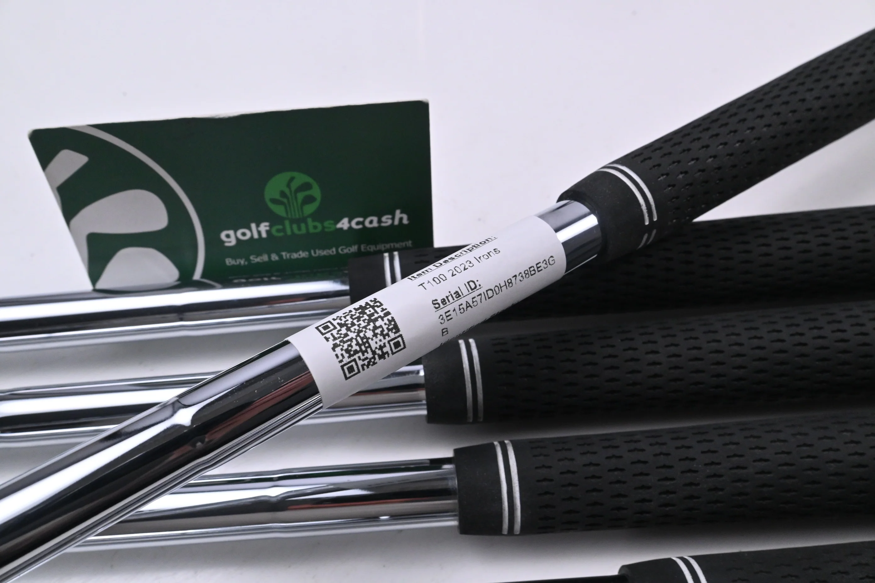 Titleist T100 2023 Irons / 3-9i / Stiff Flex AMT Tour White S300 Shafts - Image 6