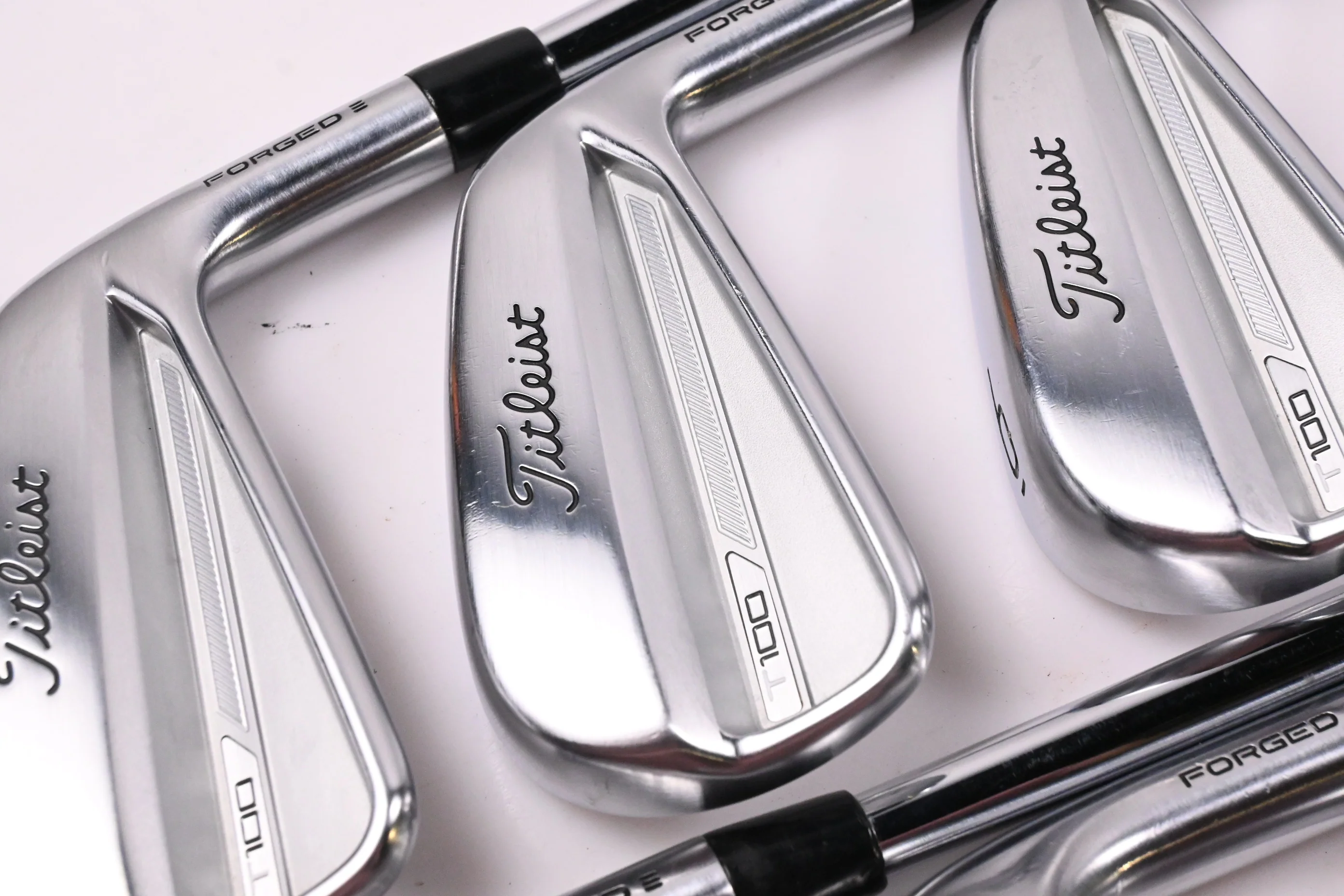 Titleist T100 2023 Irons / 4-PW+50° / Stiff Flex AMT Tour White S300 Shafts