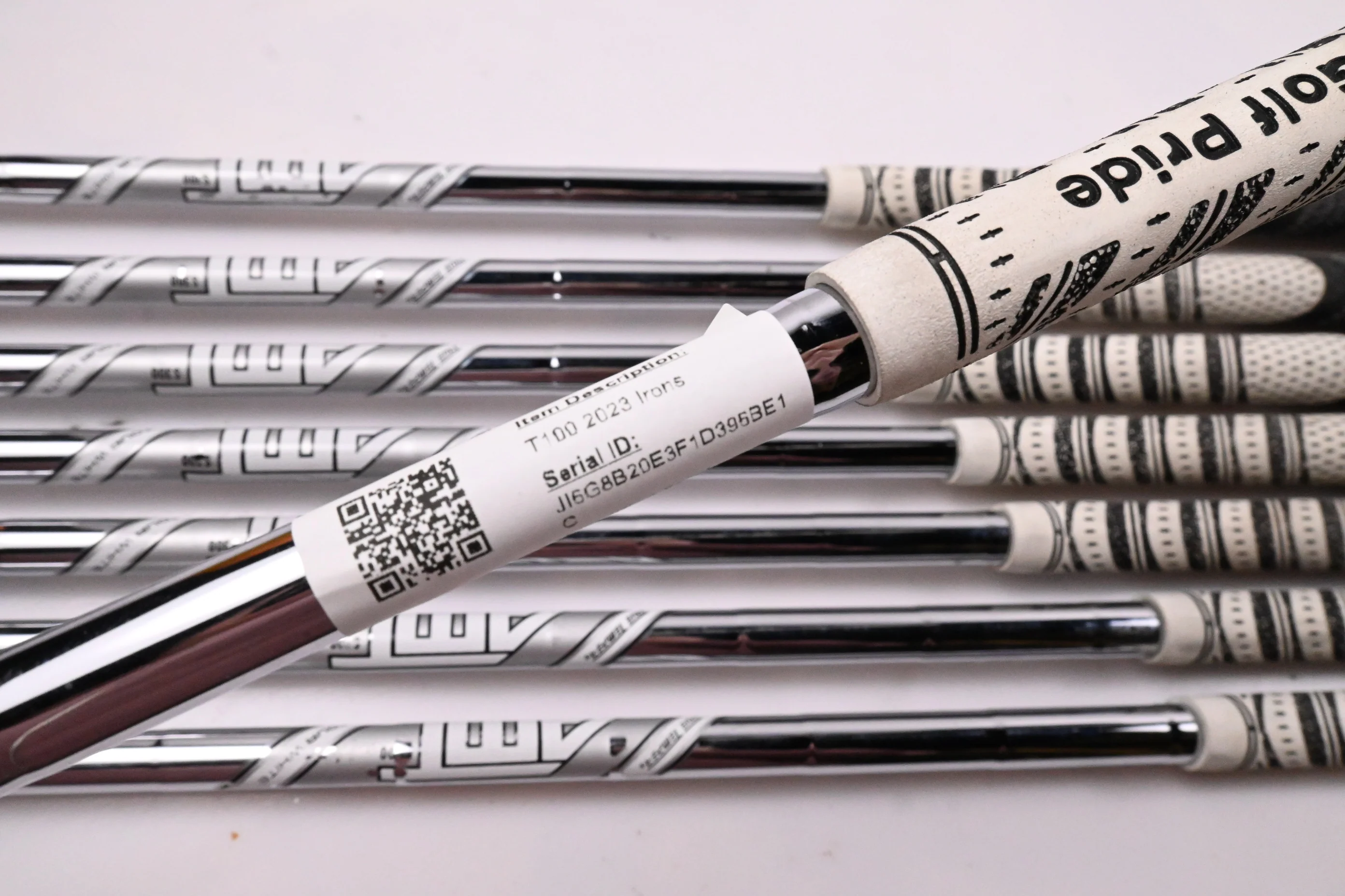 Titleist T100 2023 Irons / 4-PW+50° / Stiff Flex AMT Tour White S300 Shafts - Image 6