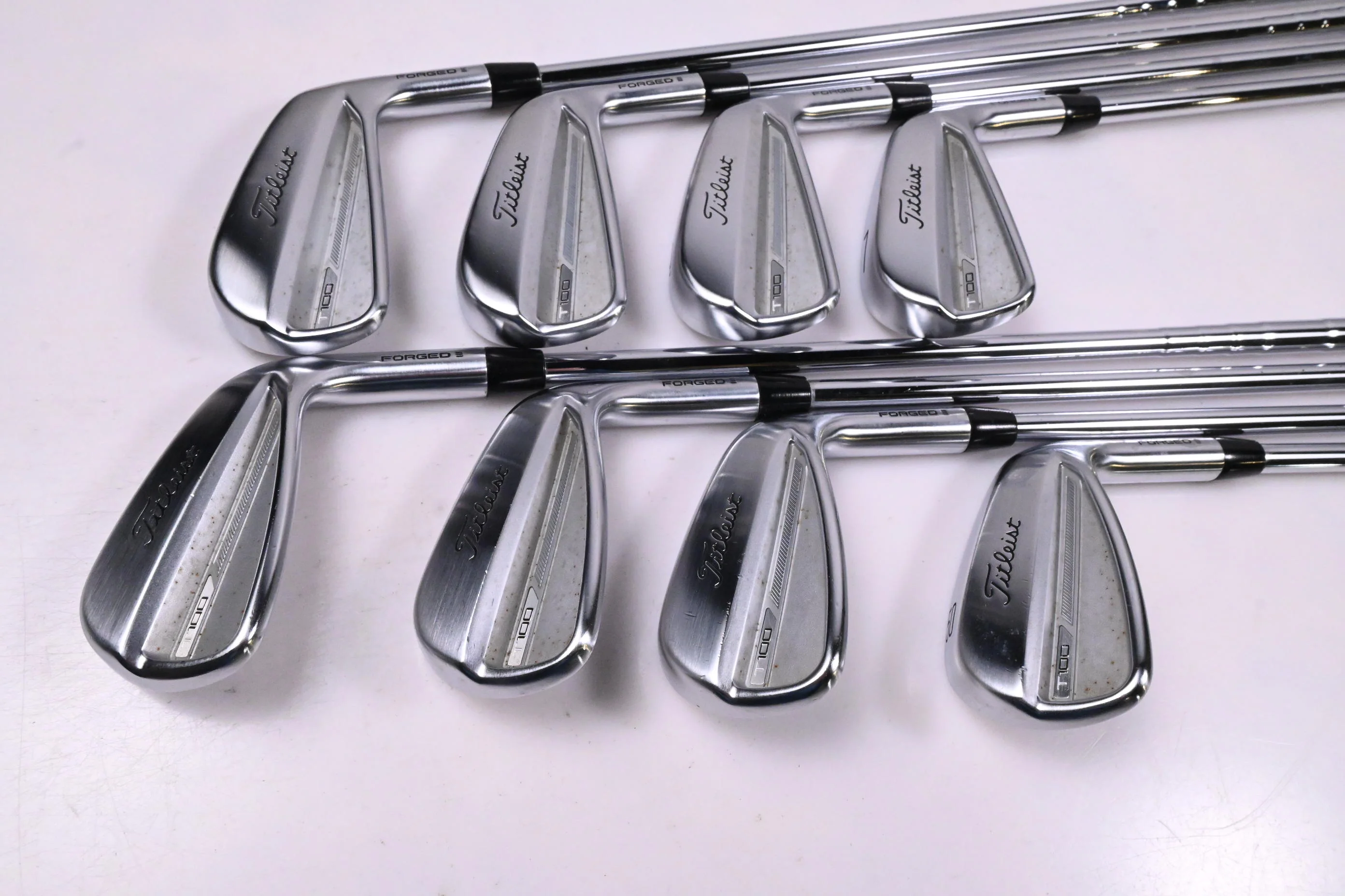 Titleist T100 2023 Irons / 4-PW+50° / Stiff Flex AMT Black S300 Shafts - Image 2