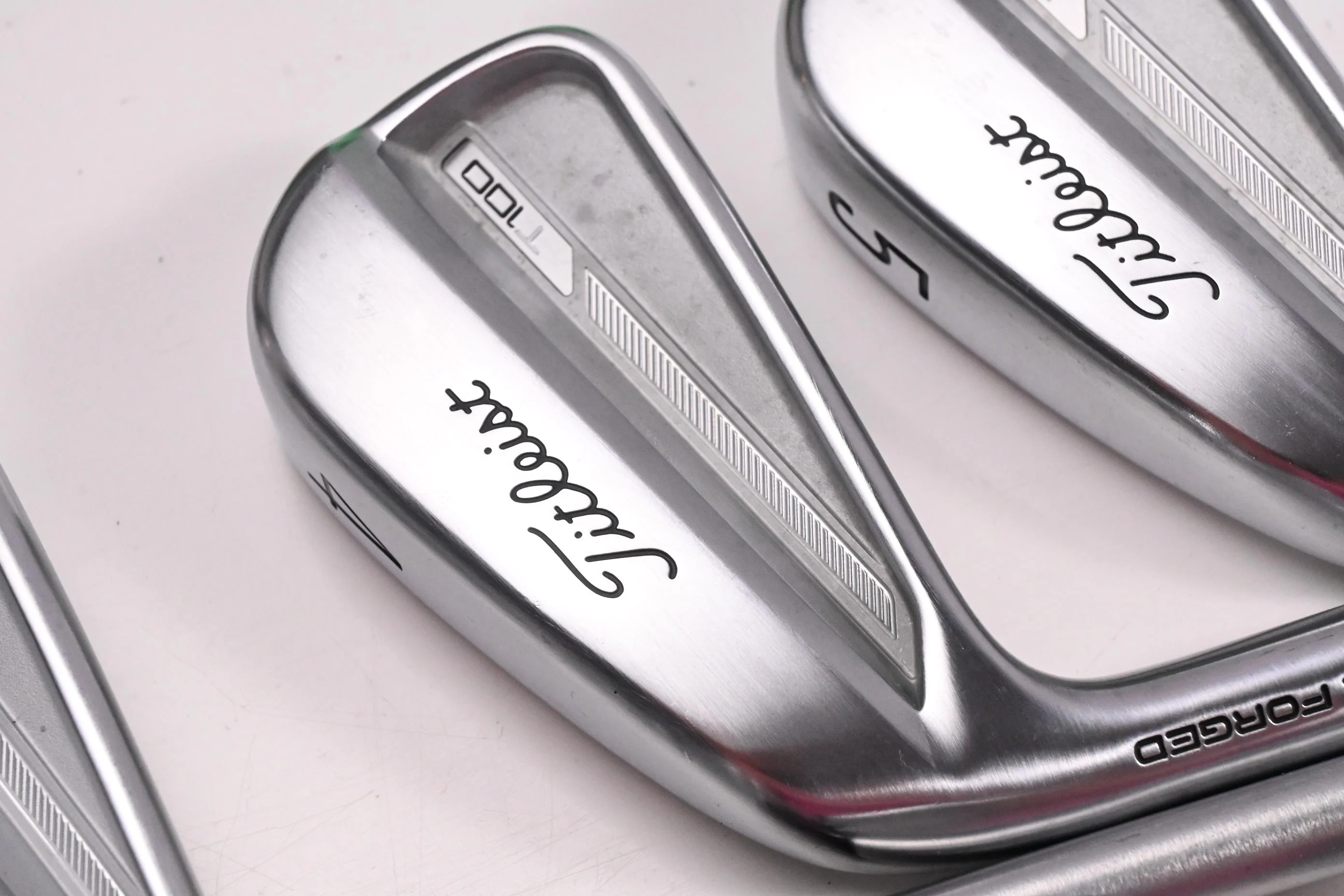 Left Hand Titleist MB 620/T100 2023 Combo Irons / 3-9i / X-Flex KBS Tour C-Taper