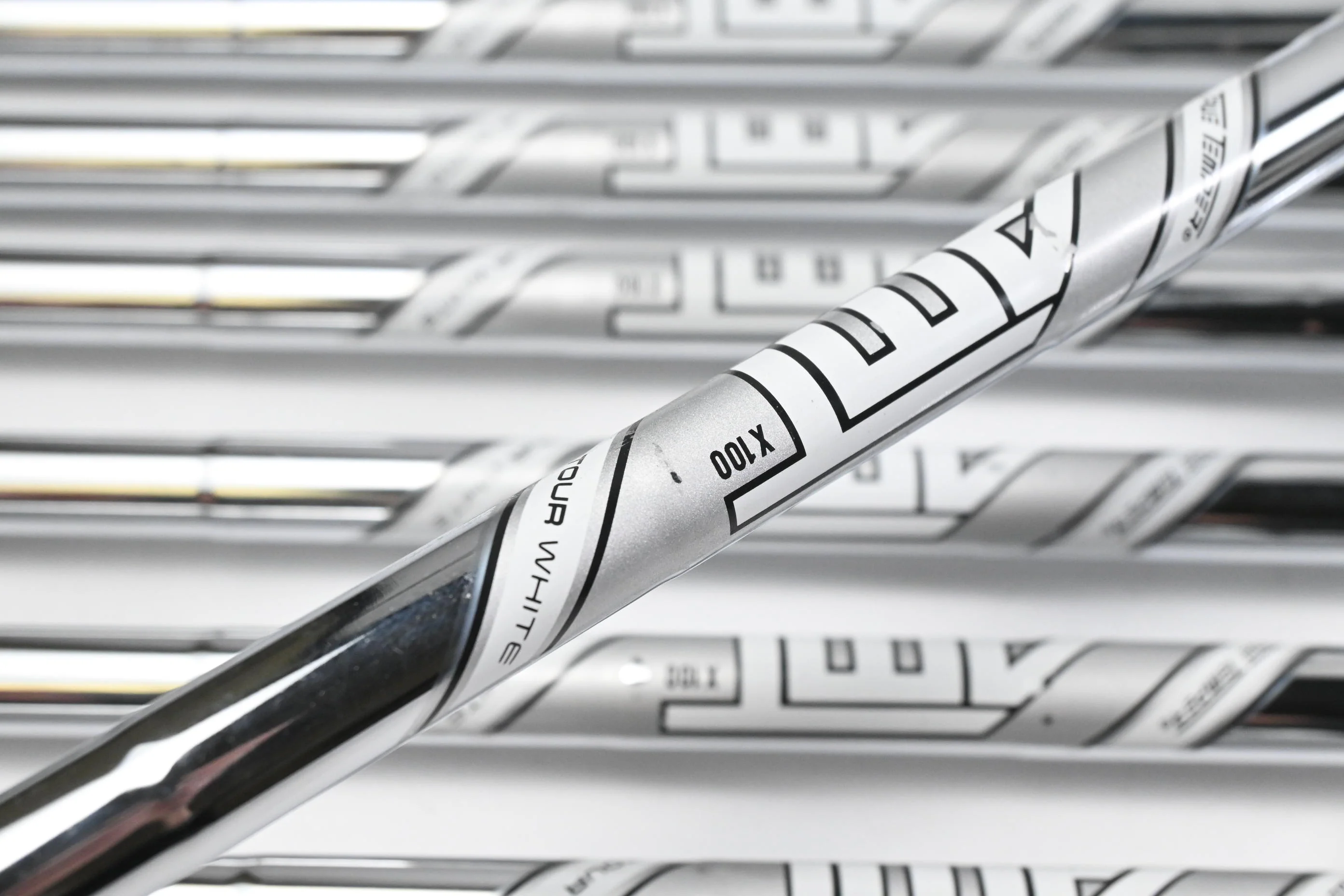 Titleist T100 2023 Irons / 4-PW / X-Flex AMT Tour White X100 Steel Shafts - Image 5