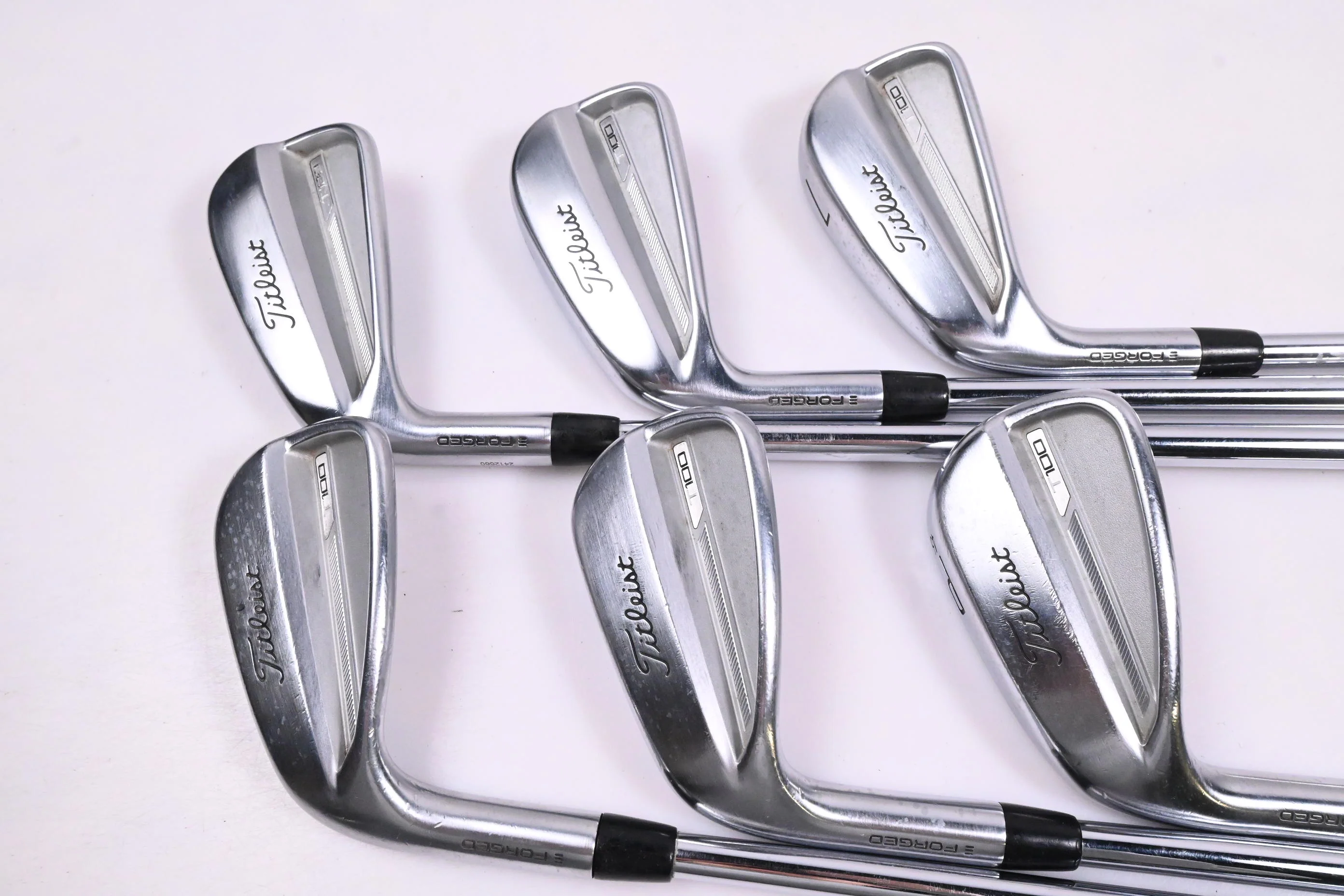 Left Hand Titleist T100 2023 Irons / 5-PW / X-Flex Project X Shafts - Image 2