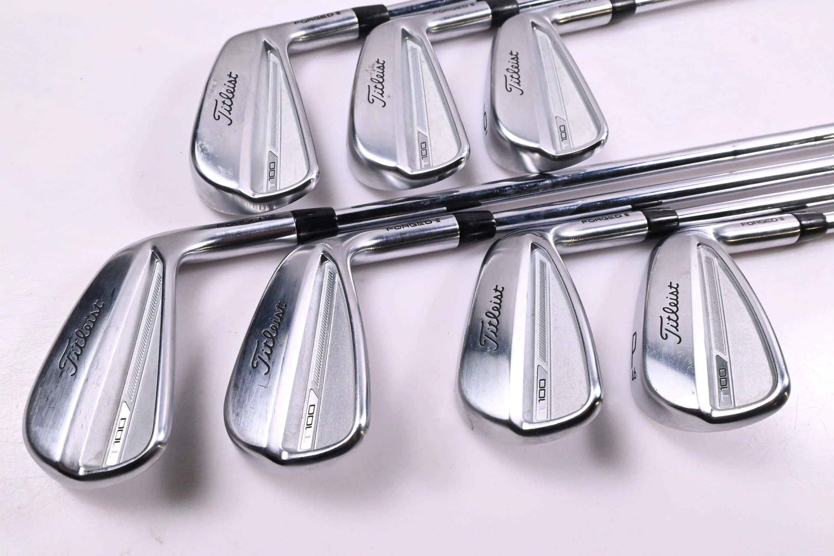 Titleist T100 2023 Irons / 4-PW / Stiff Flex Dynamic Gold S300 Shafts - Image 2